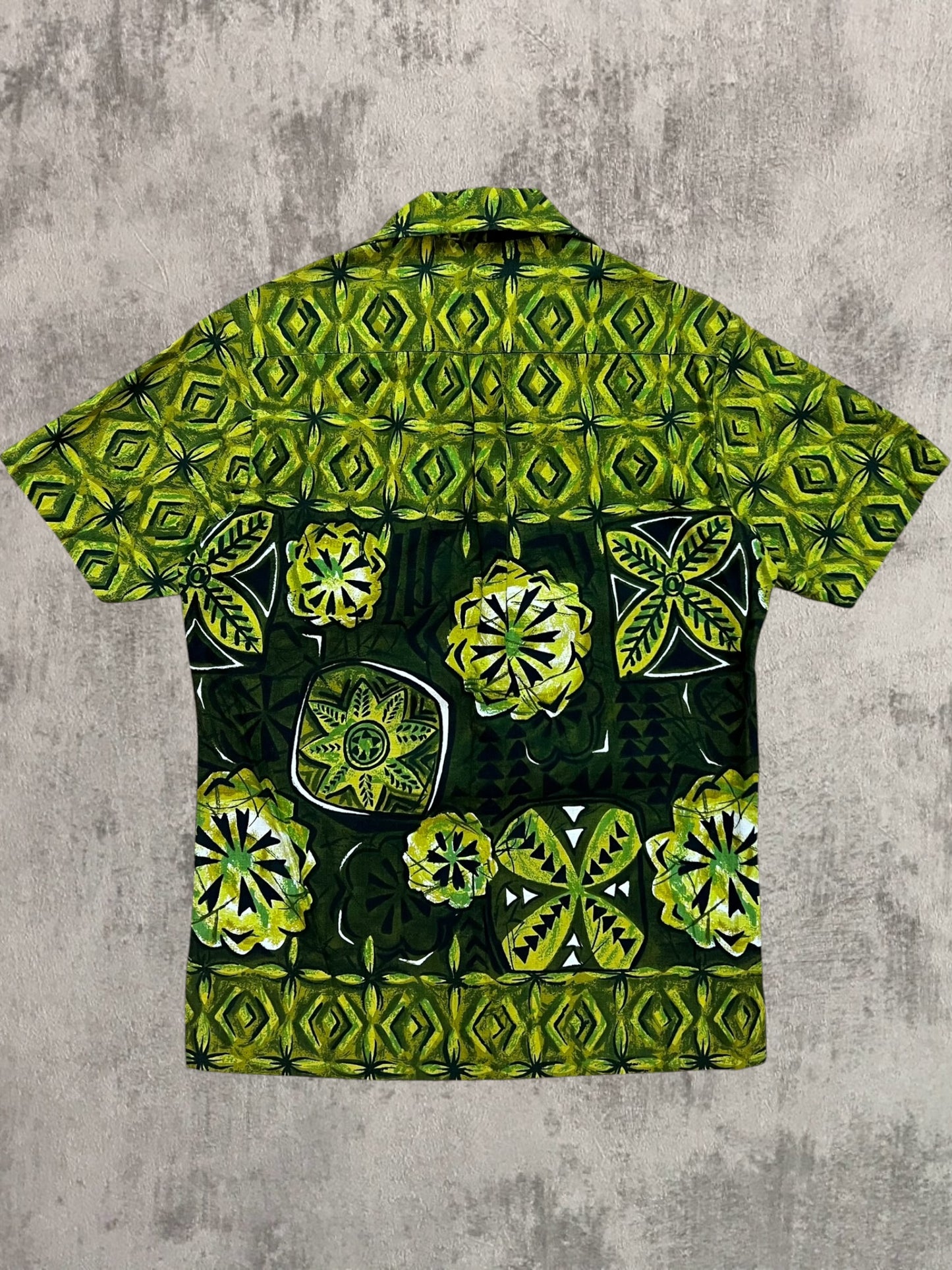 ‘50s Cotton Hawaiian Popover Shirt (M)