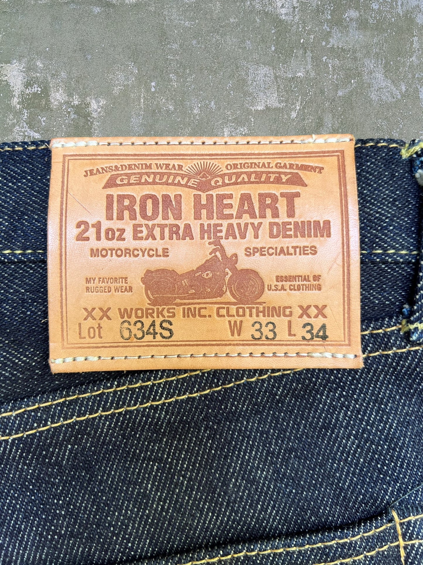 Iron Heart 634S Selvedge Denim Jeans (33x34)