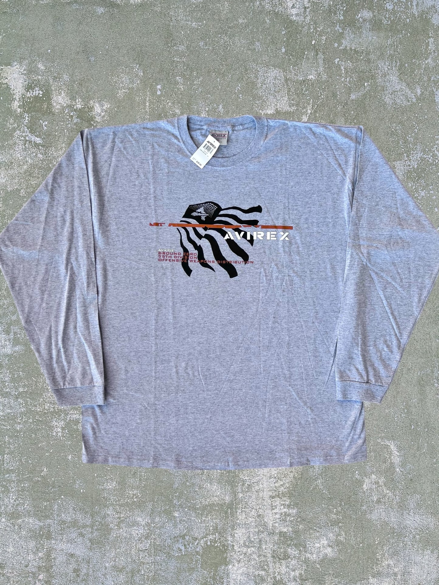 Early-2000s Avirex Long Sleeve Tee (3XL) (New With Tags)