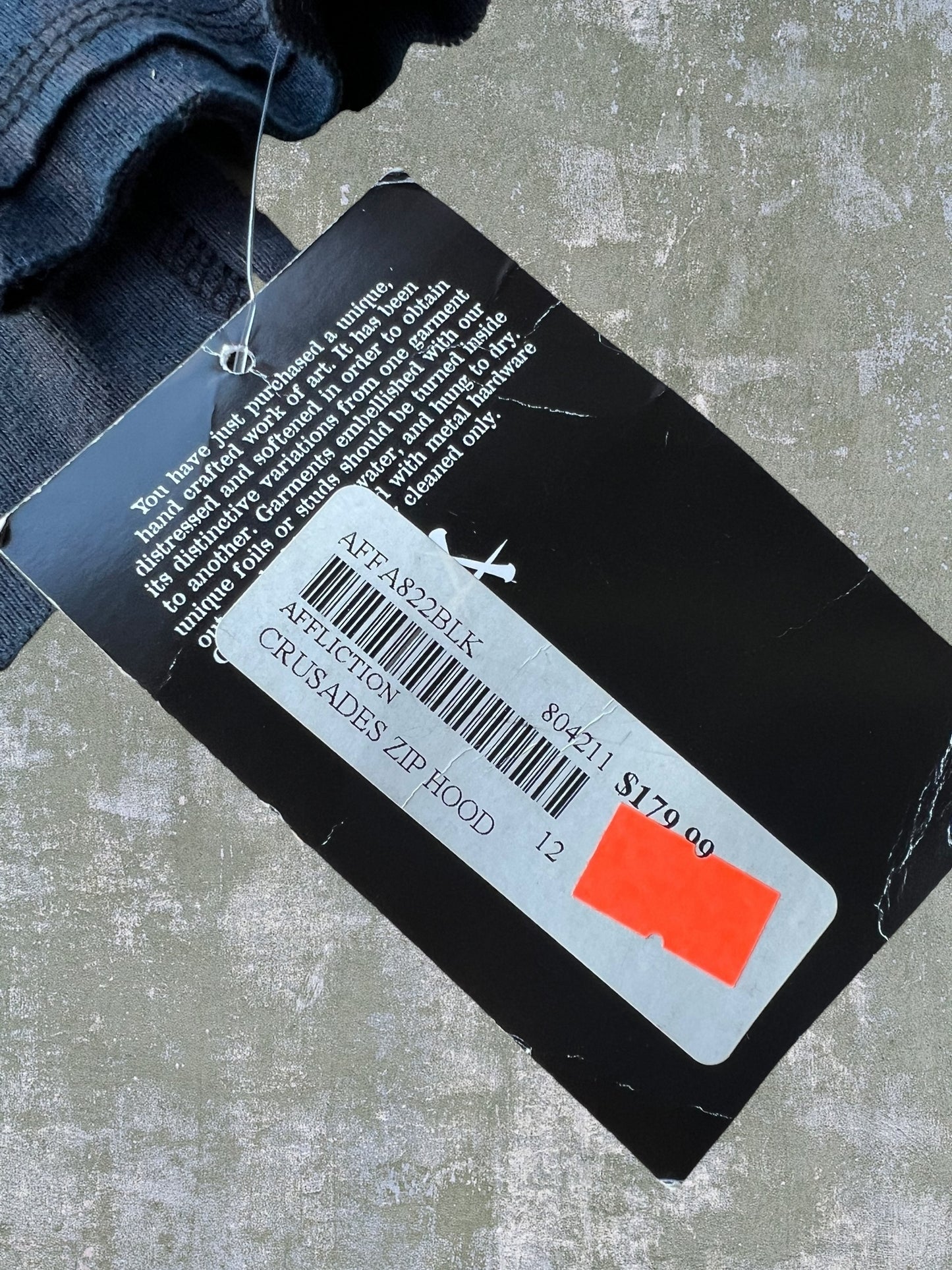 Early-2000s Affliction Zip Hoodie (M) (New With Tags)