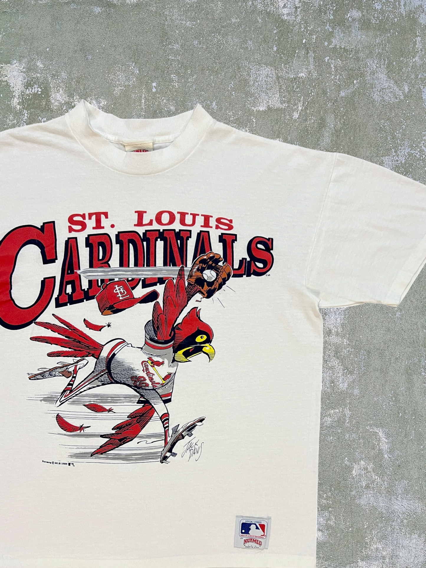 1989 Nutmeg St. Louis Cardinals Tee (L)