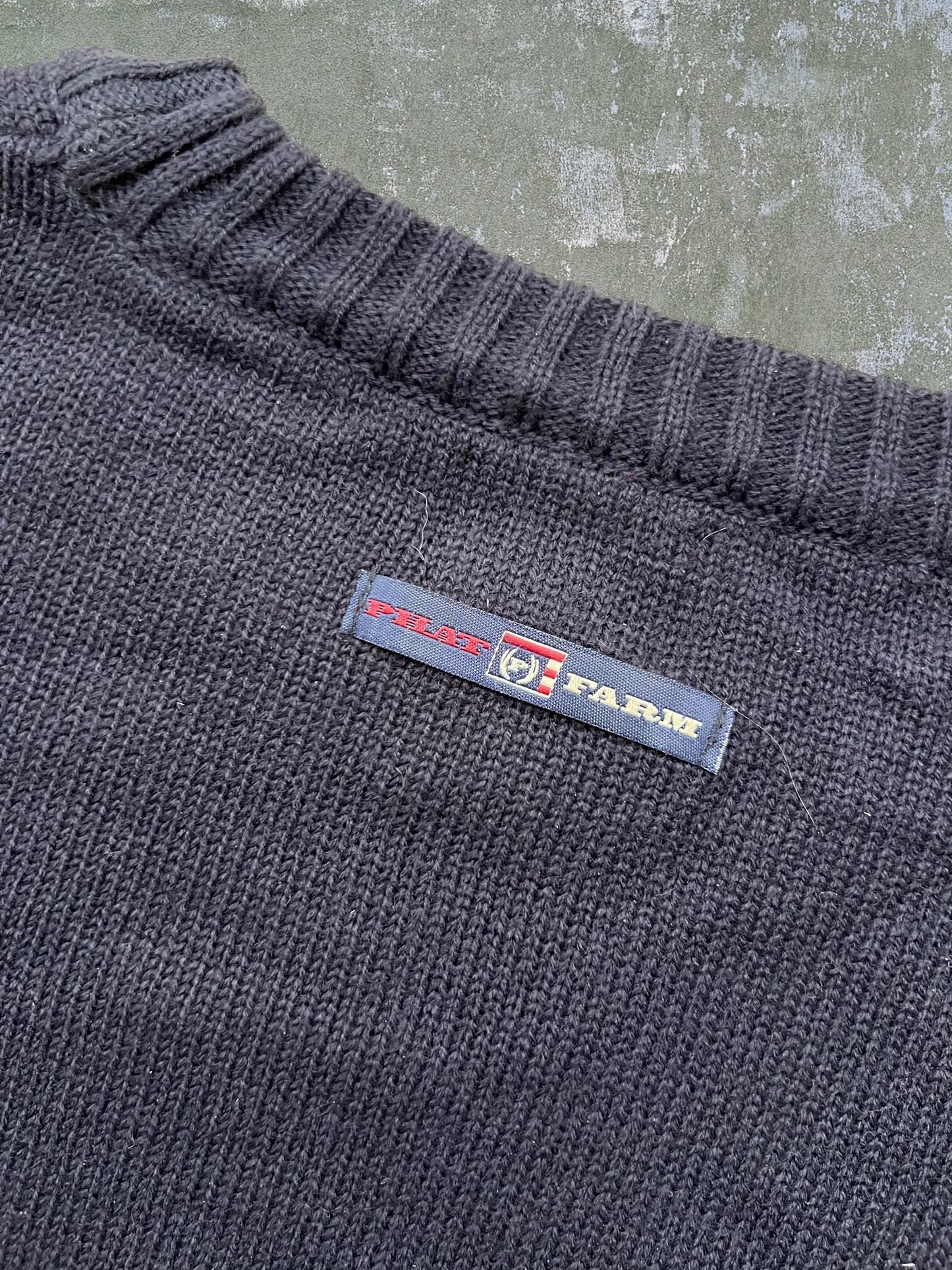 Early-2000s Phat Farm Bull Sweater (XXL) (New With Tags)