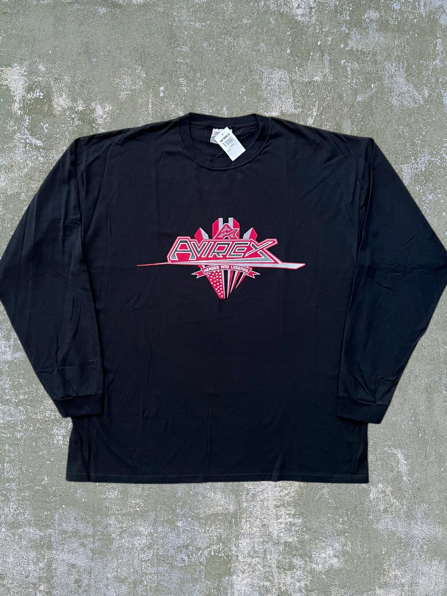 Early-2000s Avirex Long Sleeve Tee (XXL) (New With Tags)