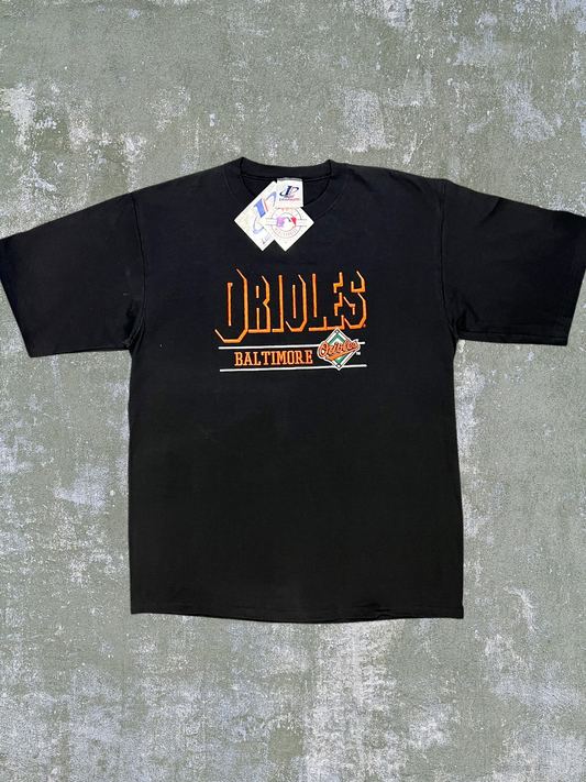 ‘90s Logo Athletic Baltimore Orioles Tee (XL) (New With Tags)