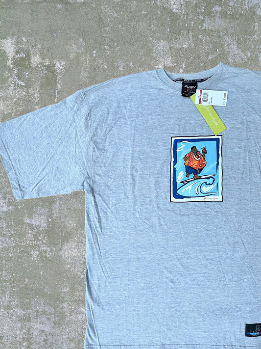 Early-2000s Platinum FUBU Surf Tee (L) (New With Tags)