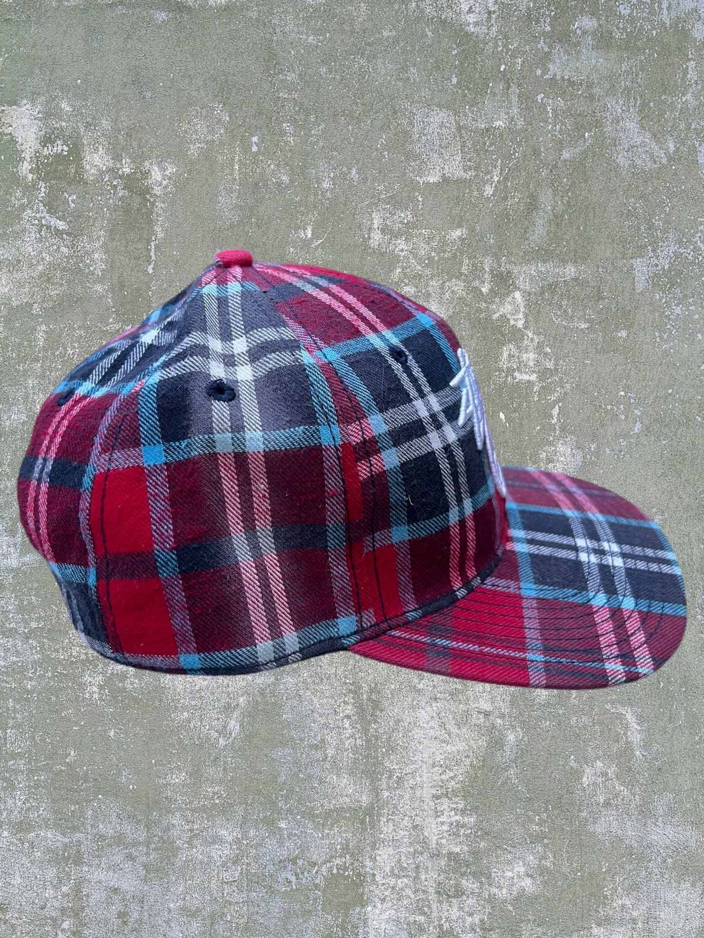 2000s/2010s Stüssy Plaid Snapback