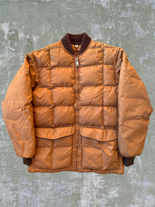 ‘70s Down Filled Puffer Jacket (M)