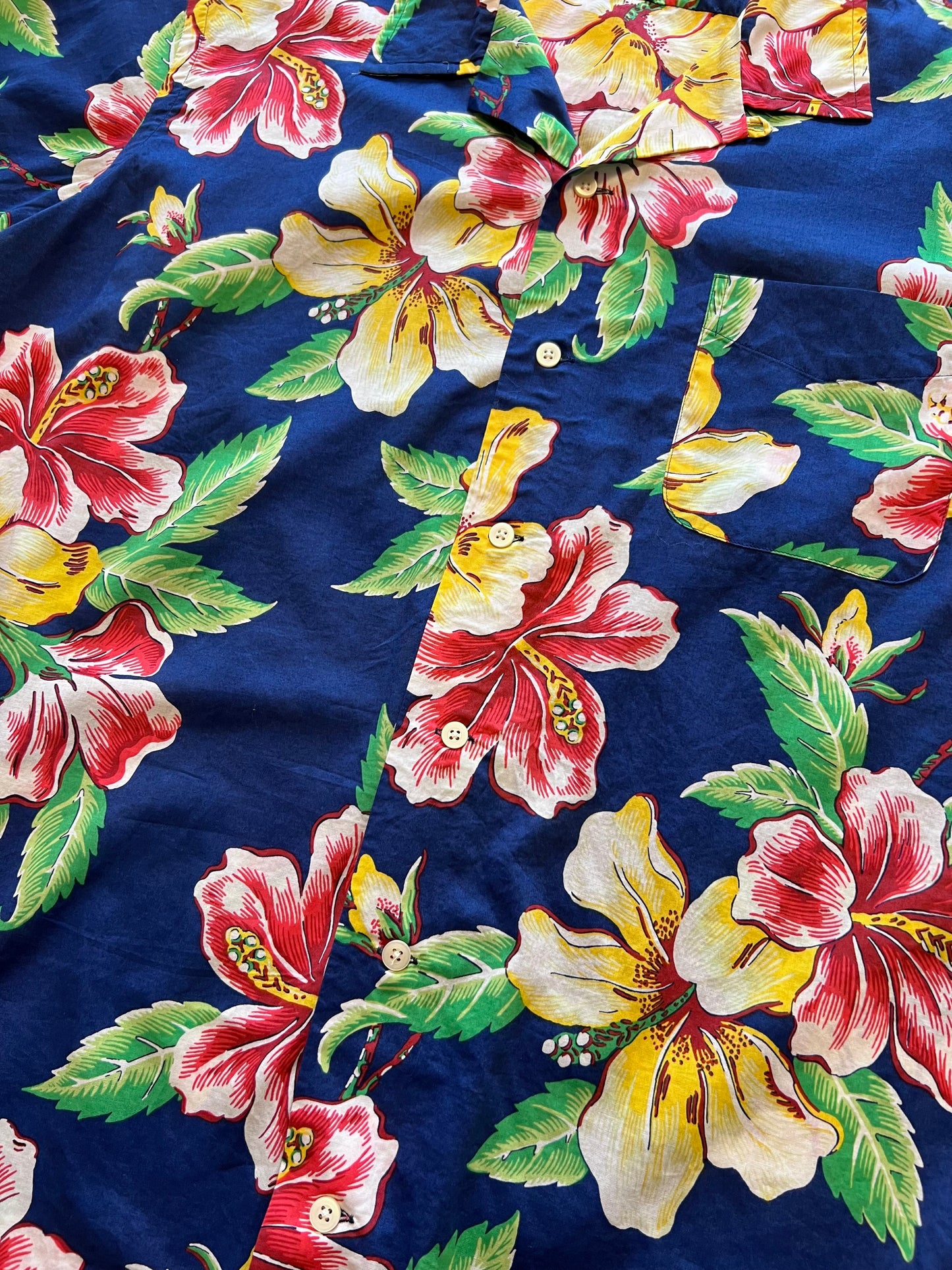 Polo Ralph Lauren Loop Collar Hawaiian Shirt (XXL)