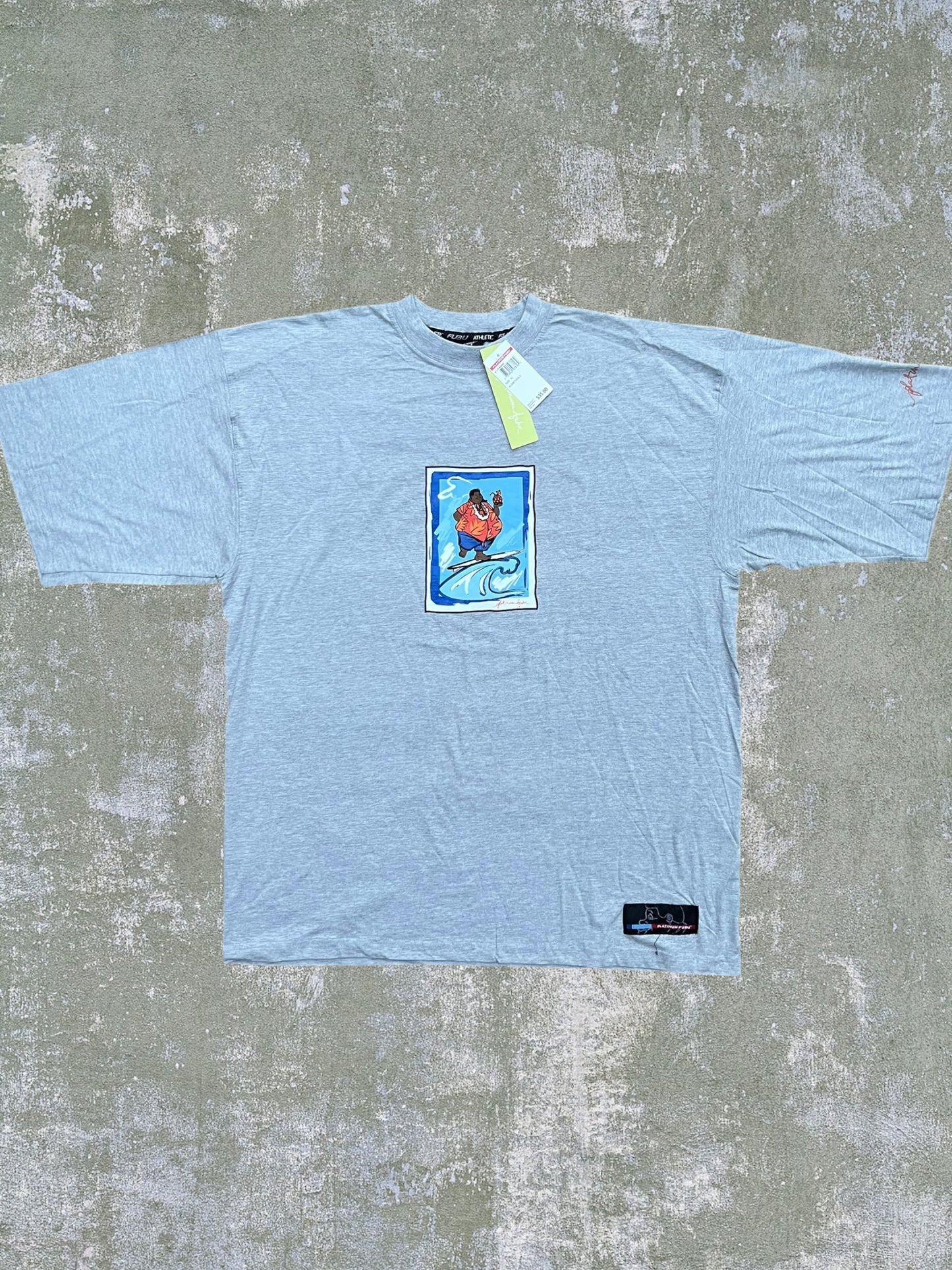Early-2000s Platinum FUBU Surf Tee (XL) (New With Tags)