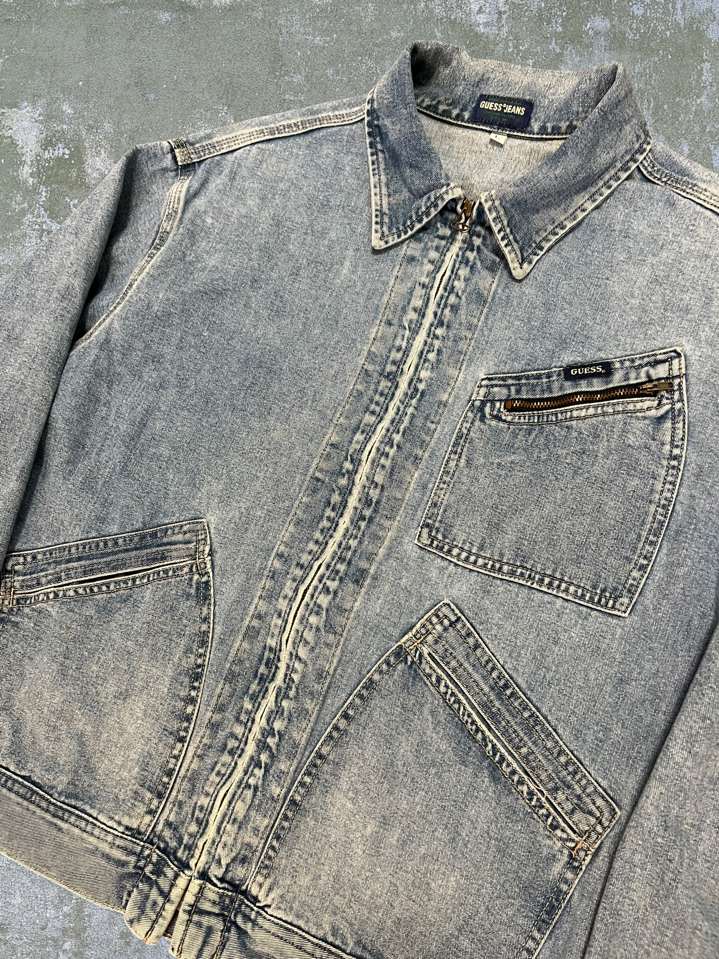 ‘90s Guess Jeans Denim Jacket (L)
