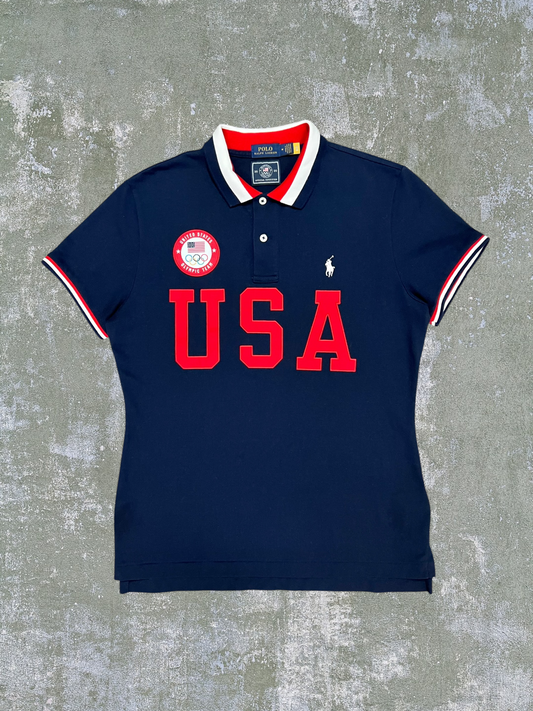 2020 Polo Ralph Lauren USA Olympic Team Polo Shirt (Women’s M)