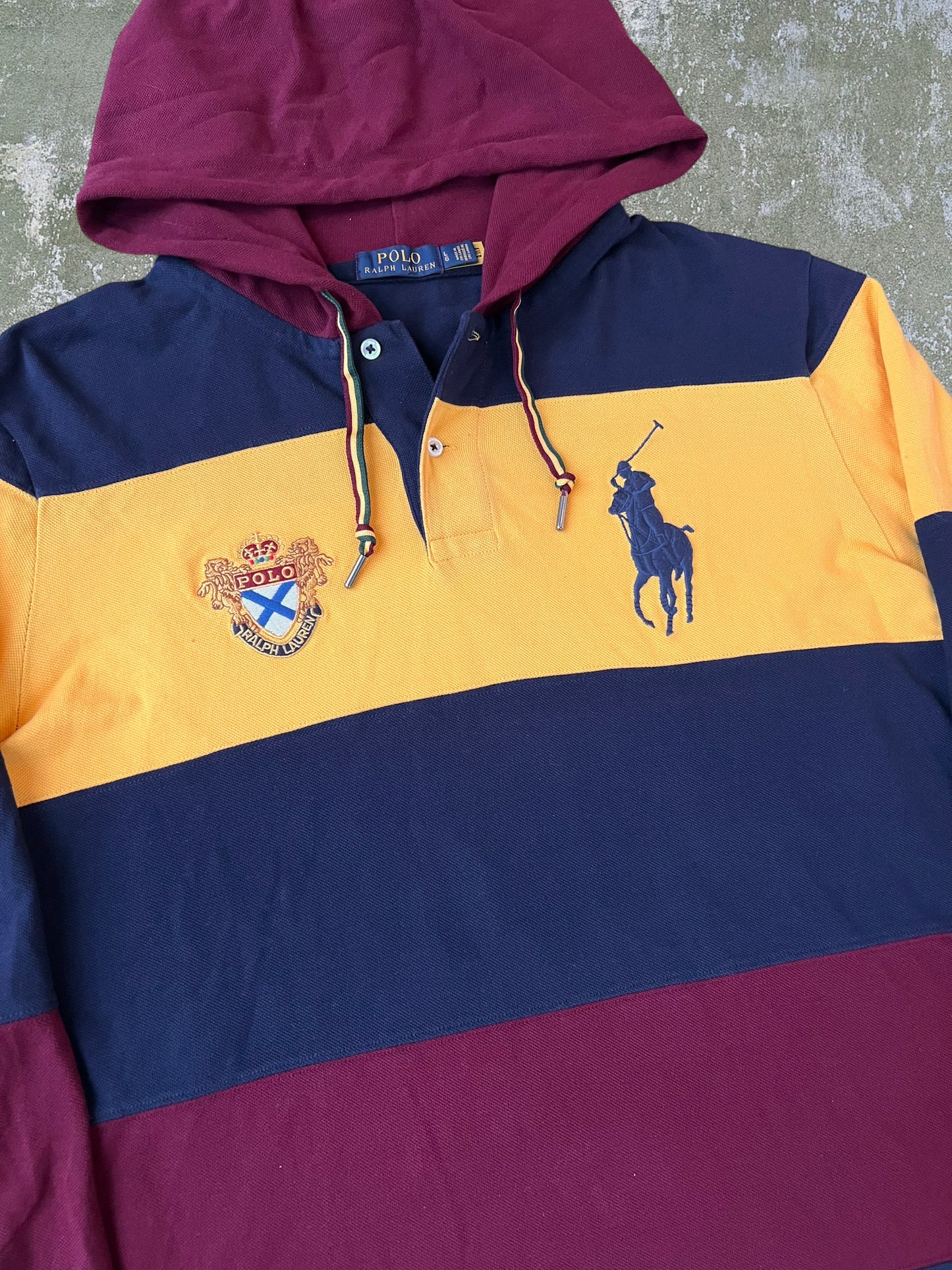 Polo Ralph Lauren Hooded Rugby Shirt (L)