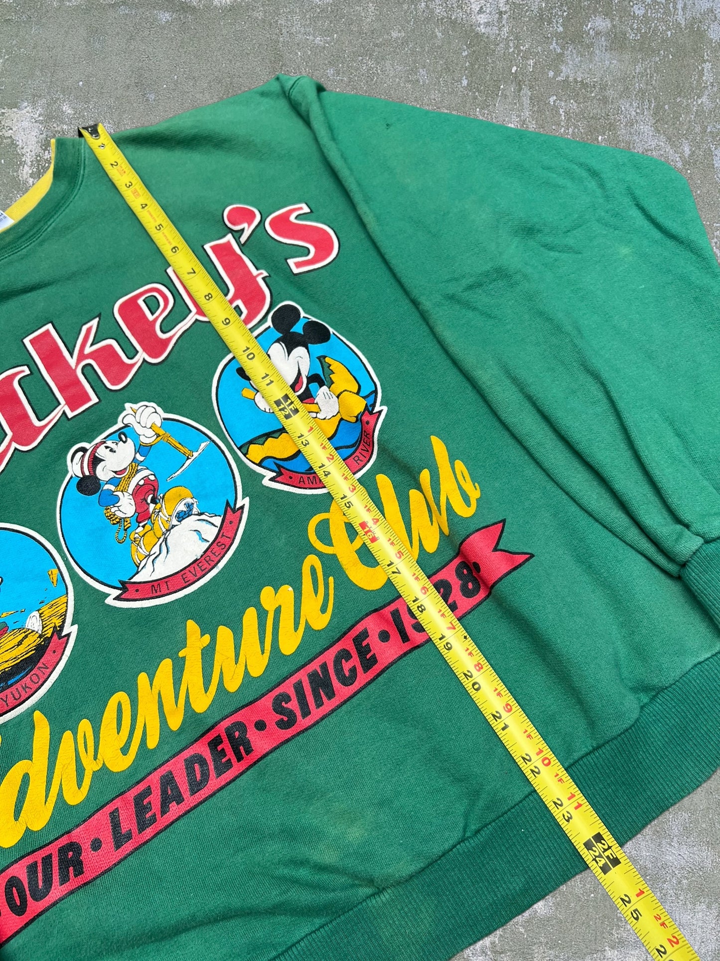 ‘90s Mickey Mouse Adventure Club Crewneck (M)