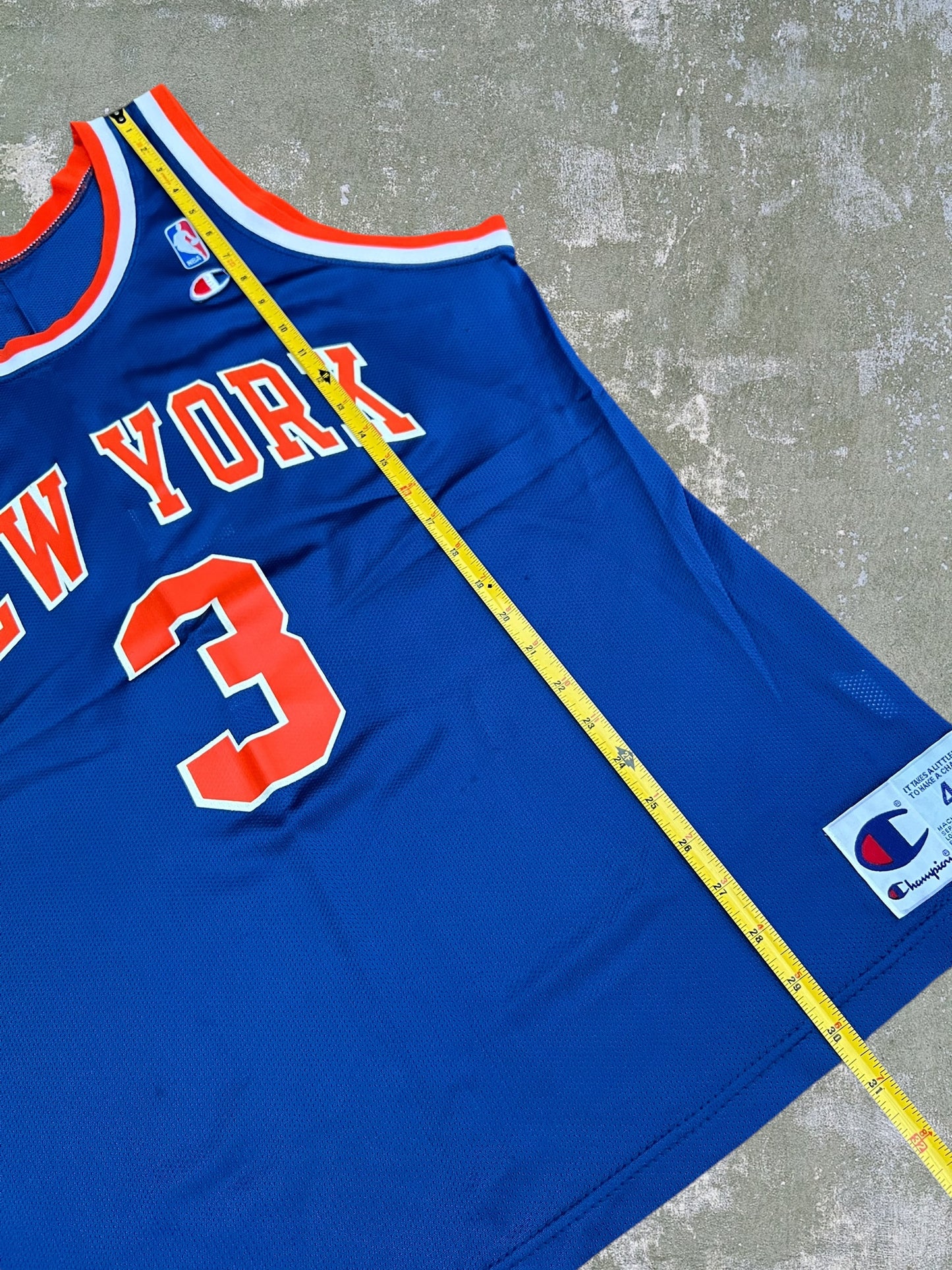 ‘90s Champion John Starks New York Nicks Jersey (L)