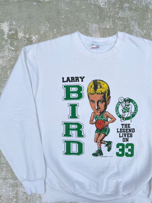 Early-90s Larry Bird Boston Celtics Crewneck (L)