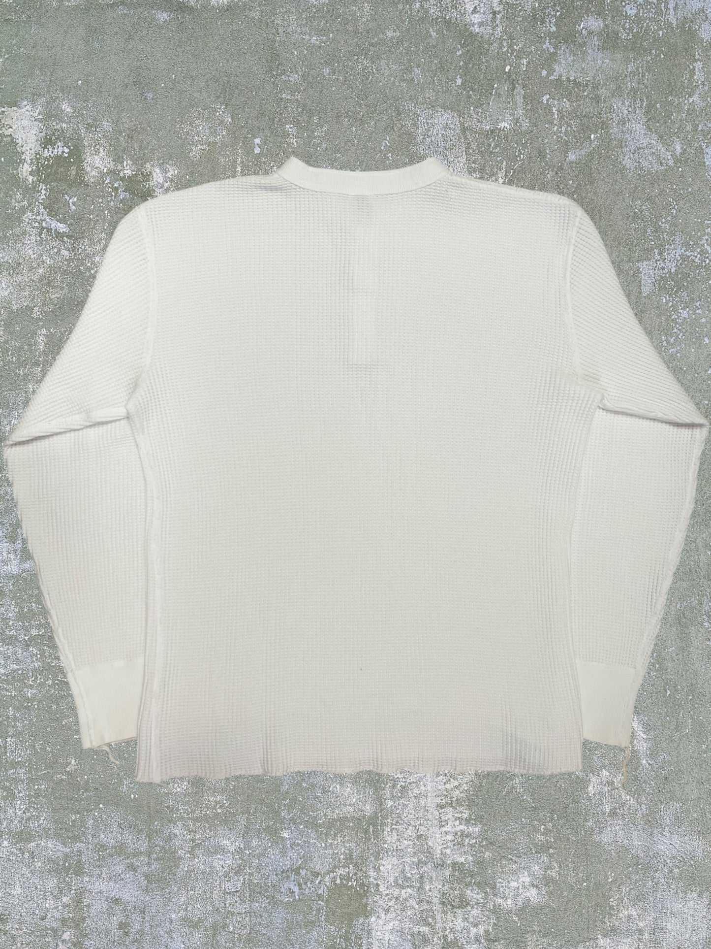 Iron Heart Thermal Long Sleeve Henley Shirt (L)