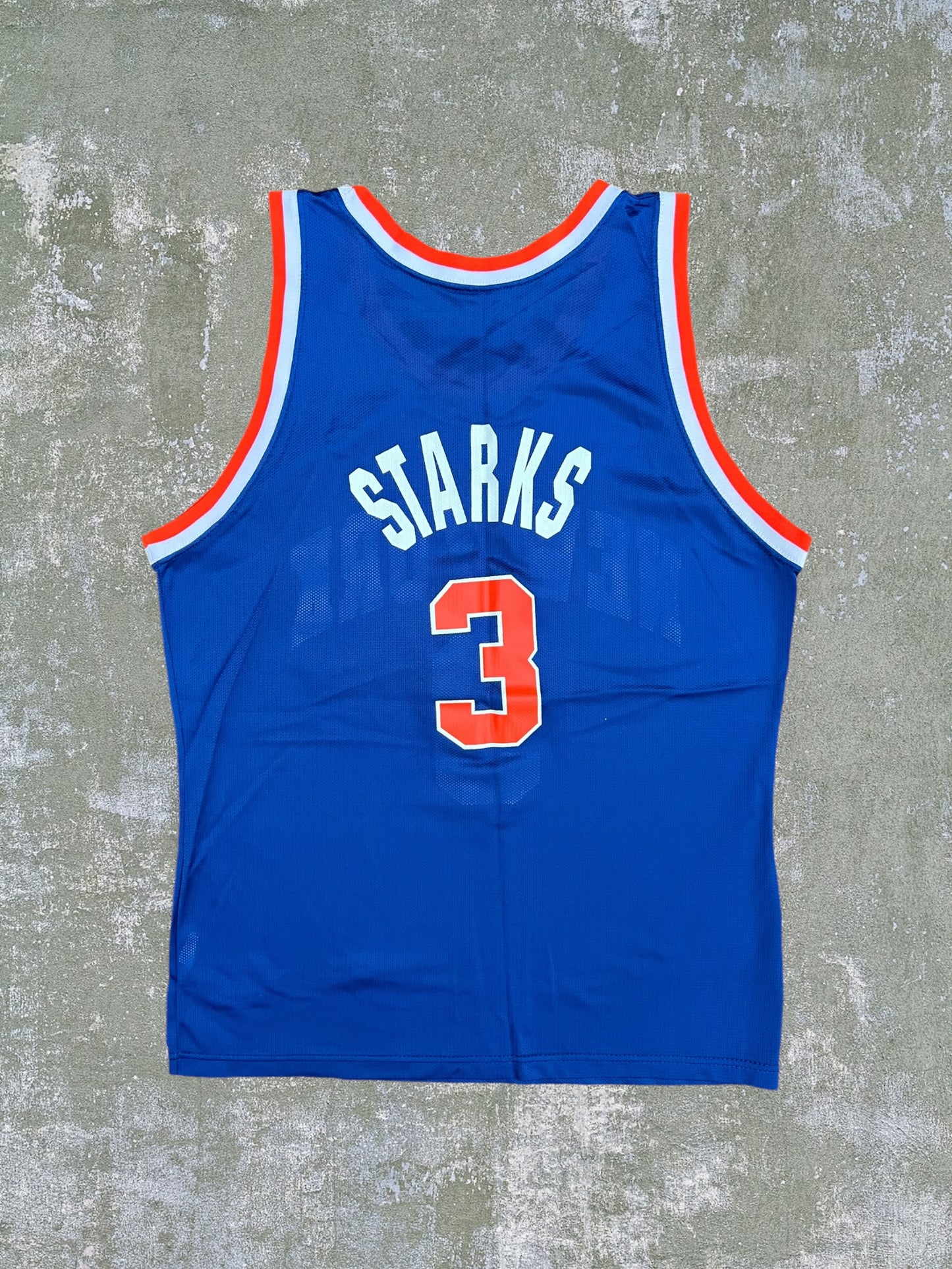 ‘90s Champion John Starks New York Nicks Jersey (L)