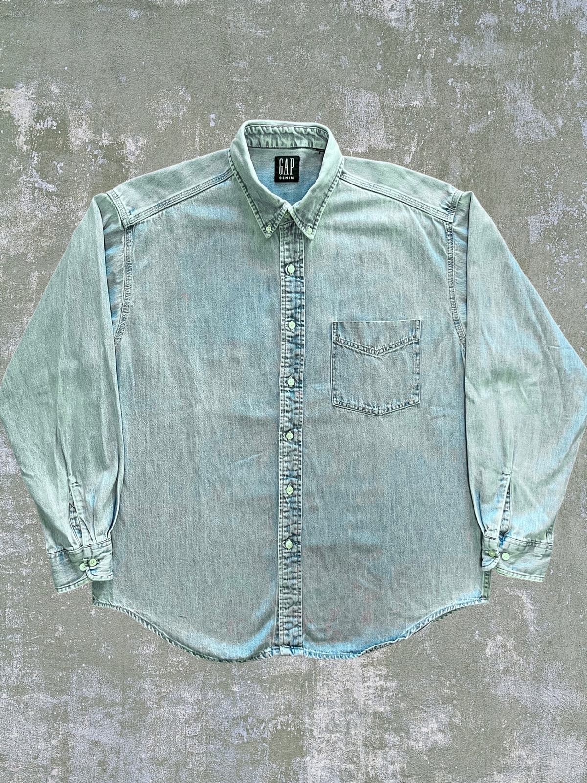 ‘90s Gap Denim Shirt (XL)