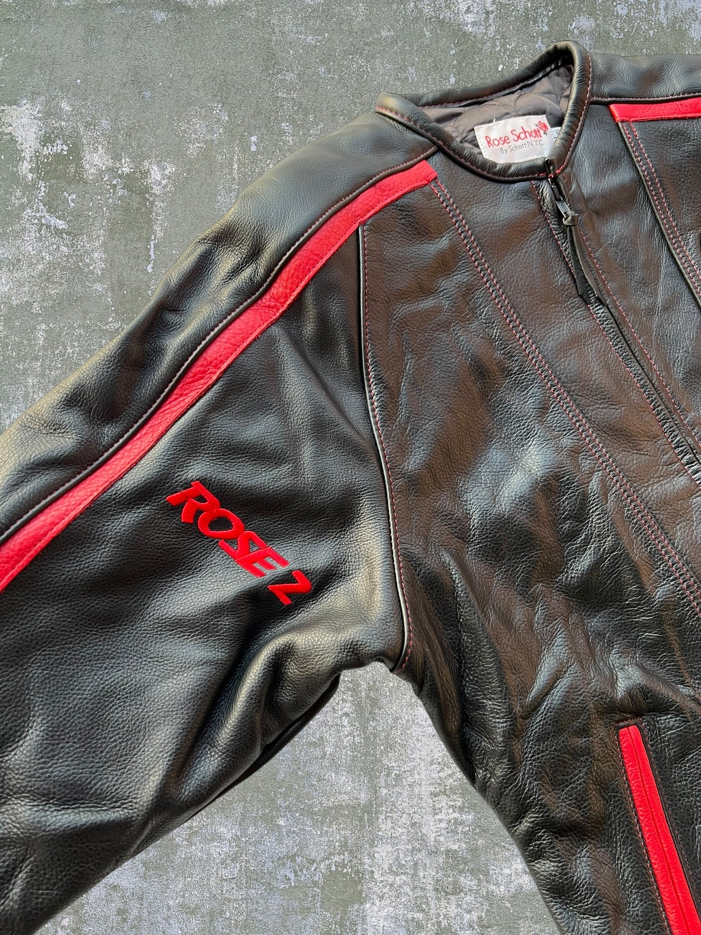 Late-90s/Early-2000s Rose Schott Leather Jacket (Women’s L) (New With Tags)