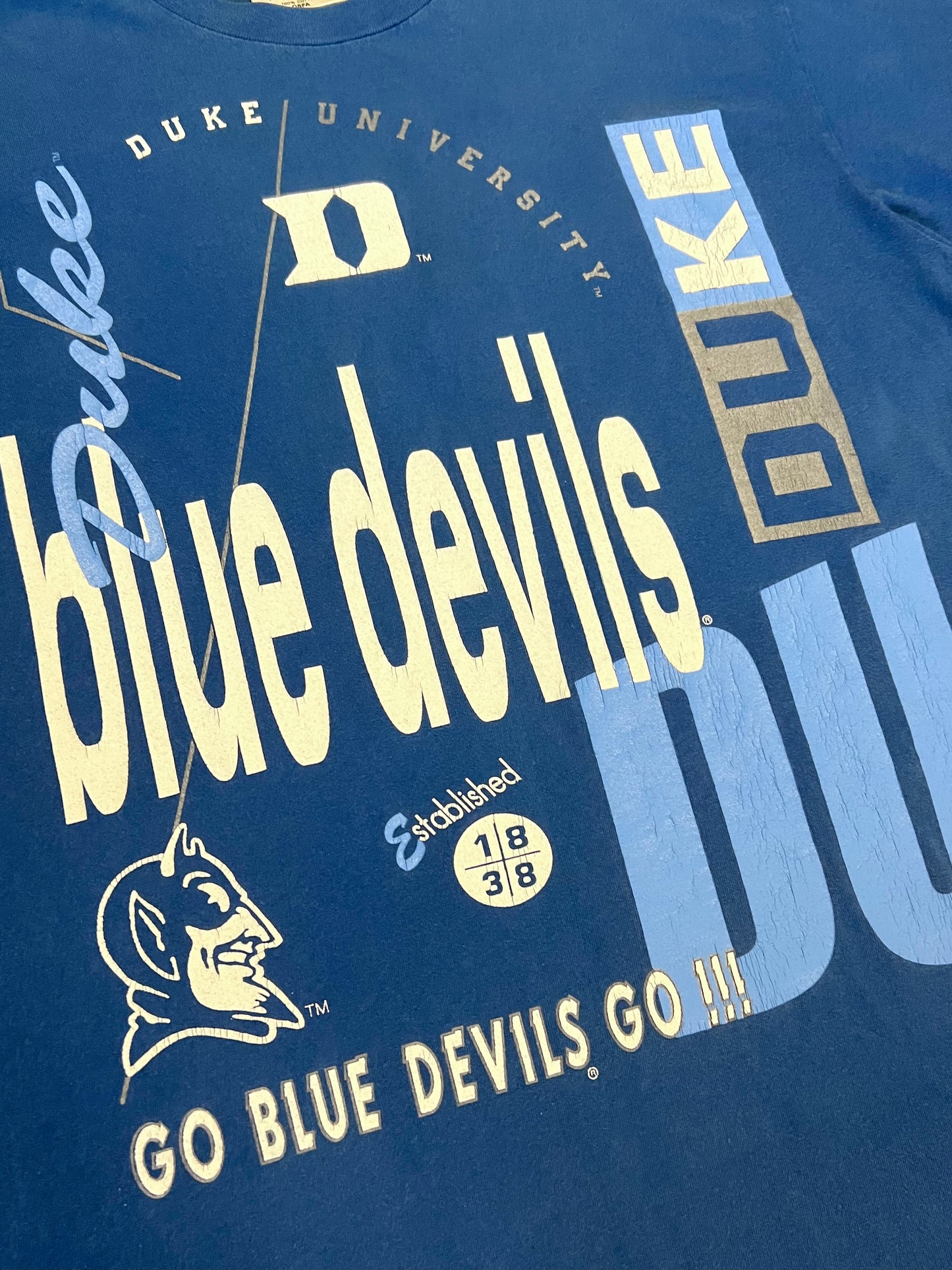 Early/Mid-90s Duke University Blue Devils Tee (XXL)