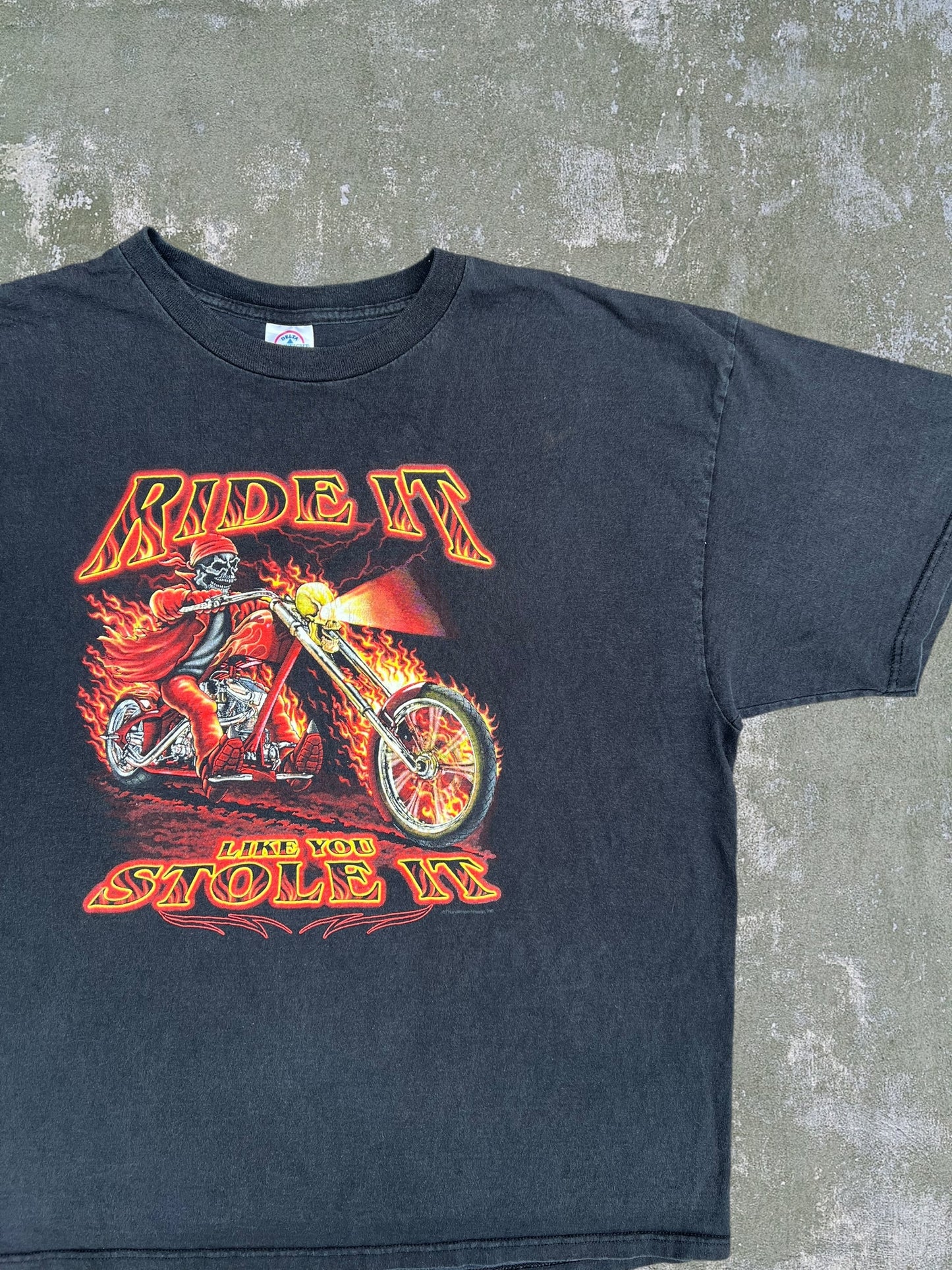 Early-2000s “Ride It Like You Stole It” Tee (XXL)