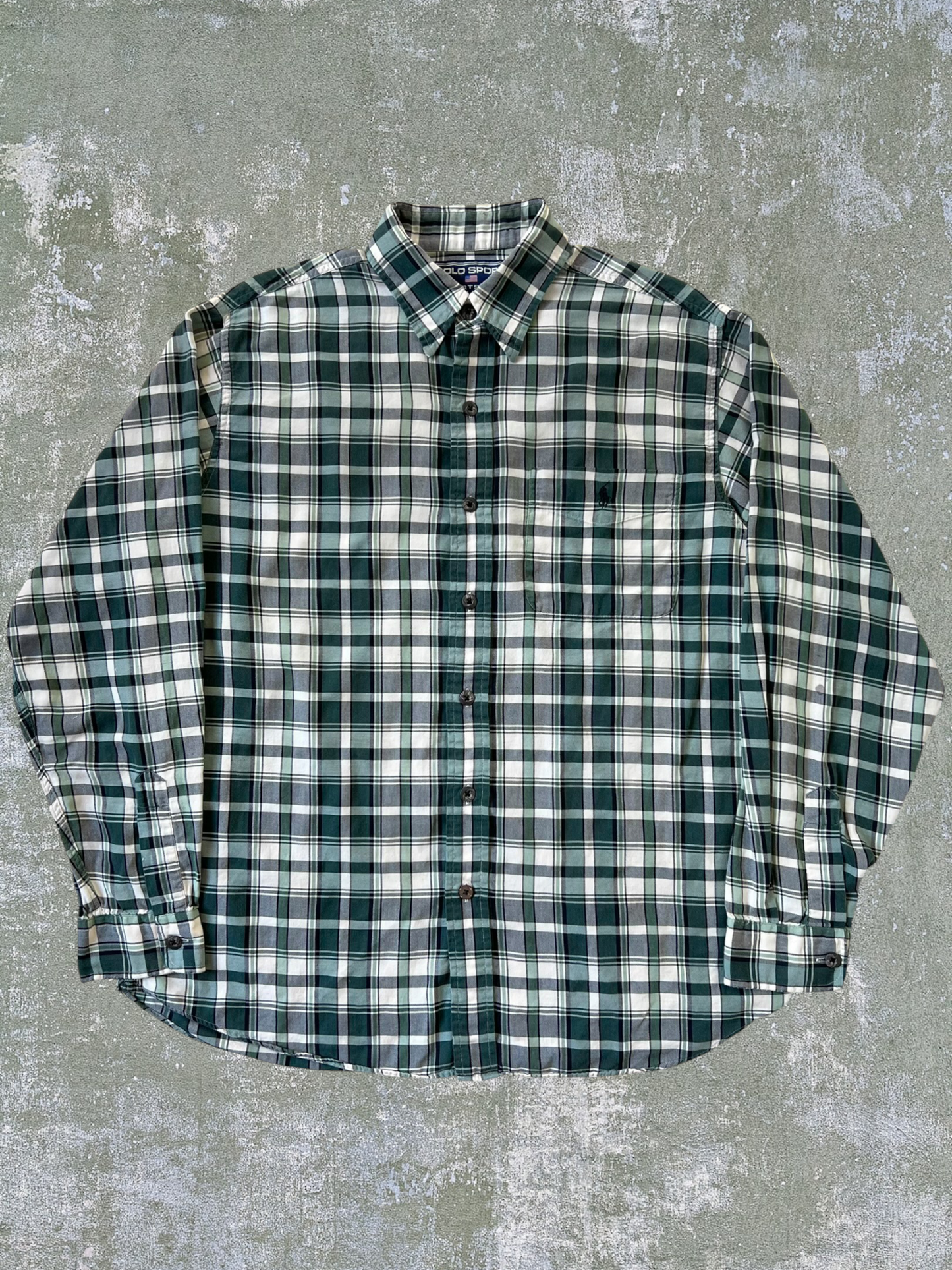 Early-2000s Polo Sportsman Ralph Lauren Flannel Shirt (M)