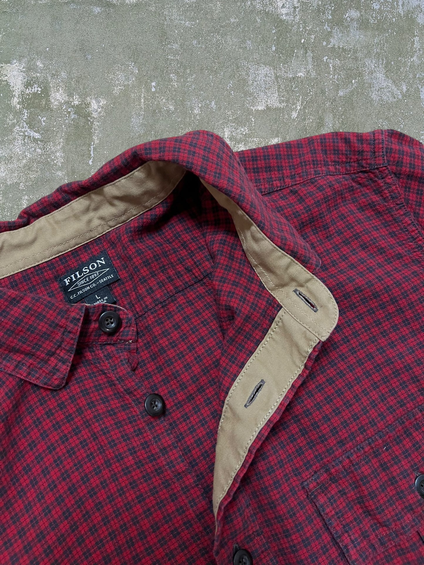 Filson Cotton Flannel Shirt (L)