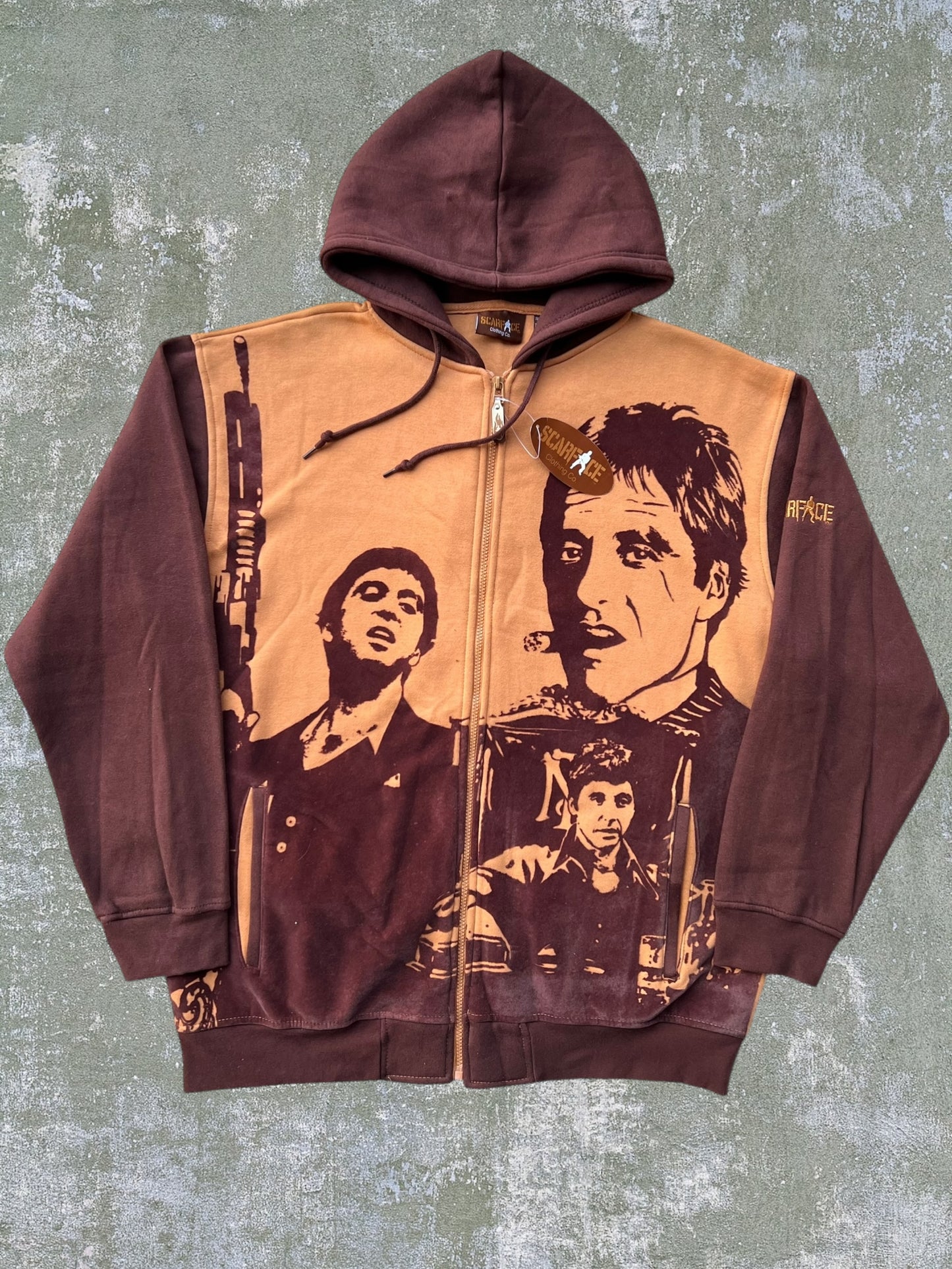 Early-2000s Scarface Clothing Co Zip Hoodie (XL) (New With Tags)