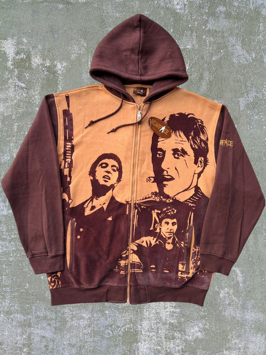 Early-2000s Scarface Clothing Co Zip Hoodie (XL) (New With Tags)