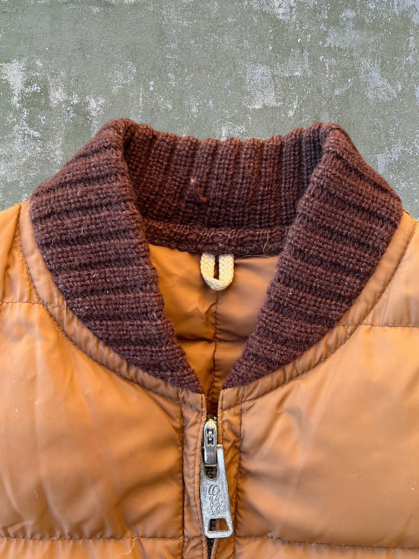 ‘70s Down Filled Puffer Jacket (M)