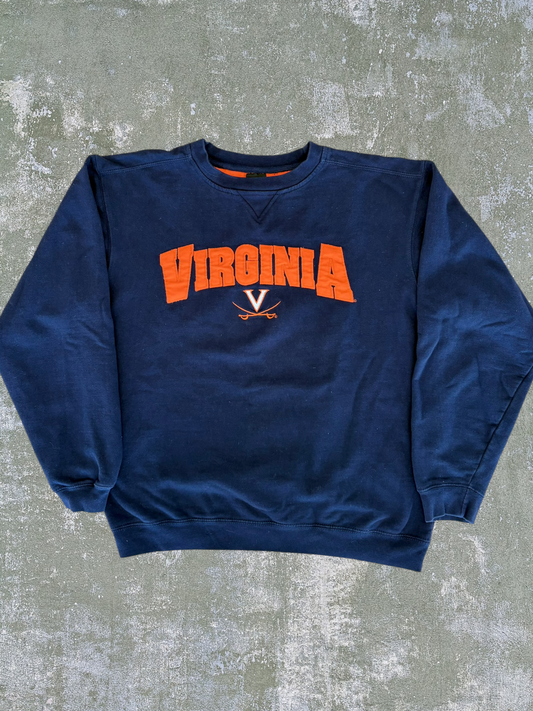 Late-90s/Early-2000s Starter University Of Virginia Crewneck (M)