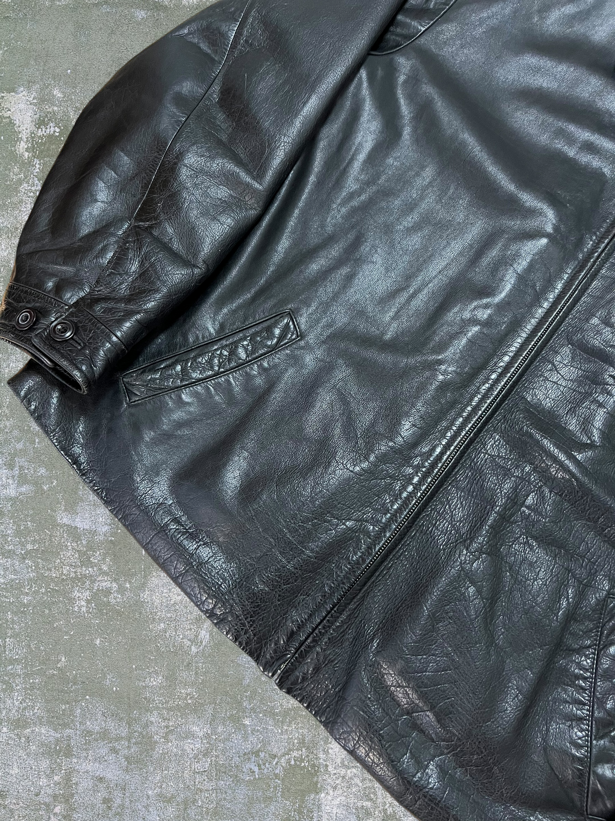Early-2000s Gap Leather Jacket (XXL)