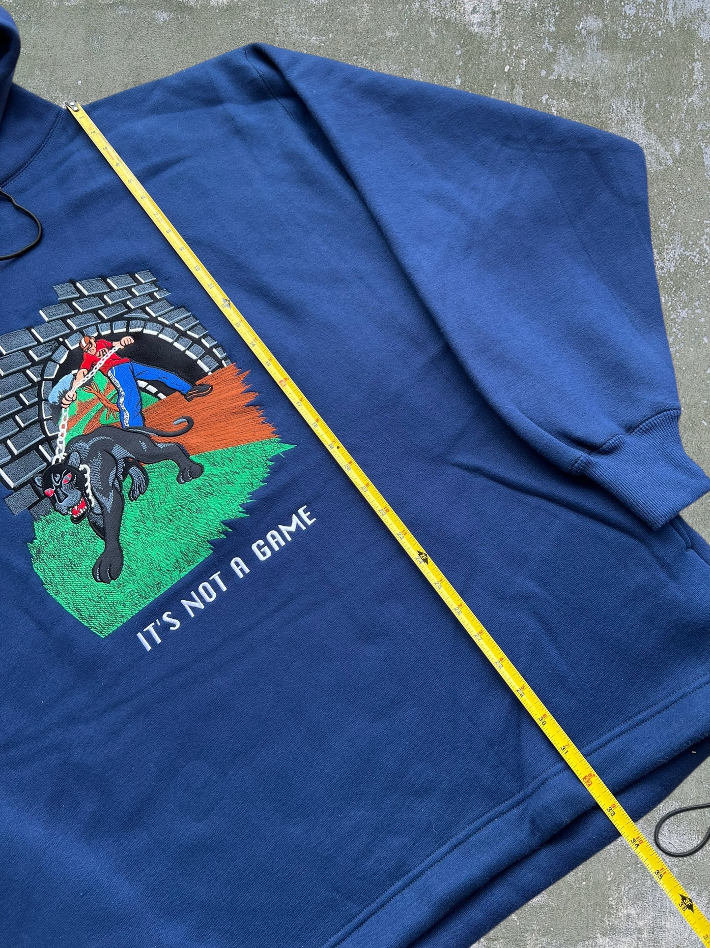 Late-90s/Early-2000s Johnny Blaze “It’s Not A Game” Hoodie (XXL) (New With Tags)