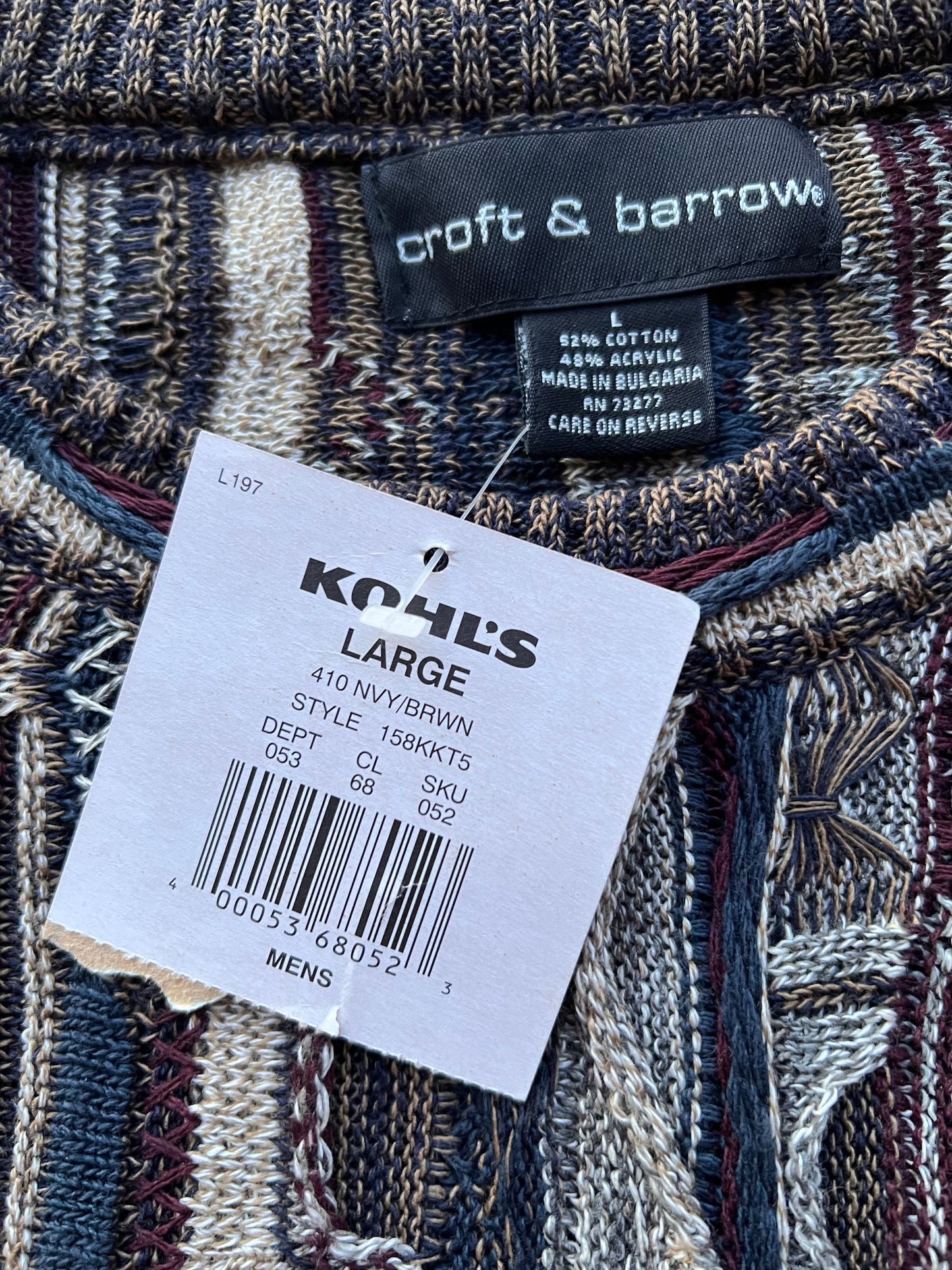 ‘90s/Early-2000s Tundra Style Sweater (L) (New With Tags)