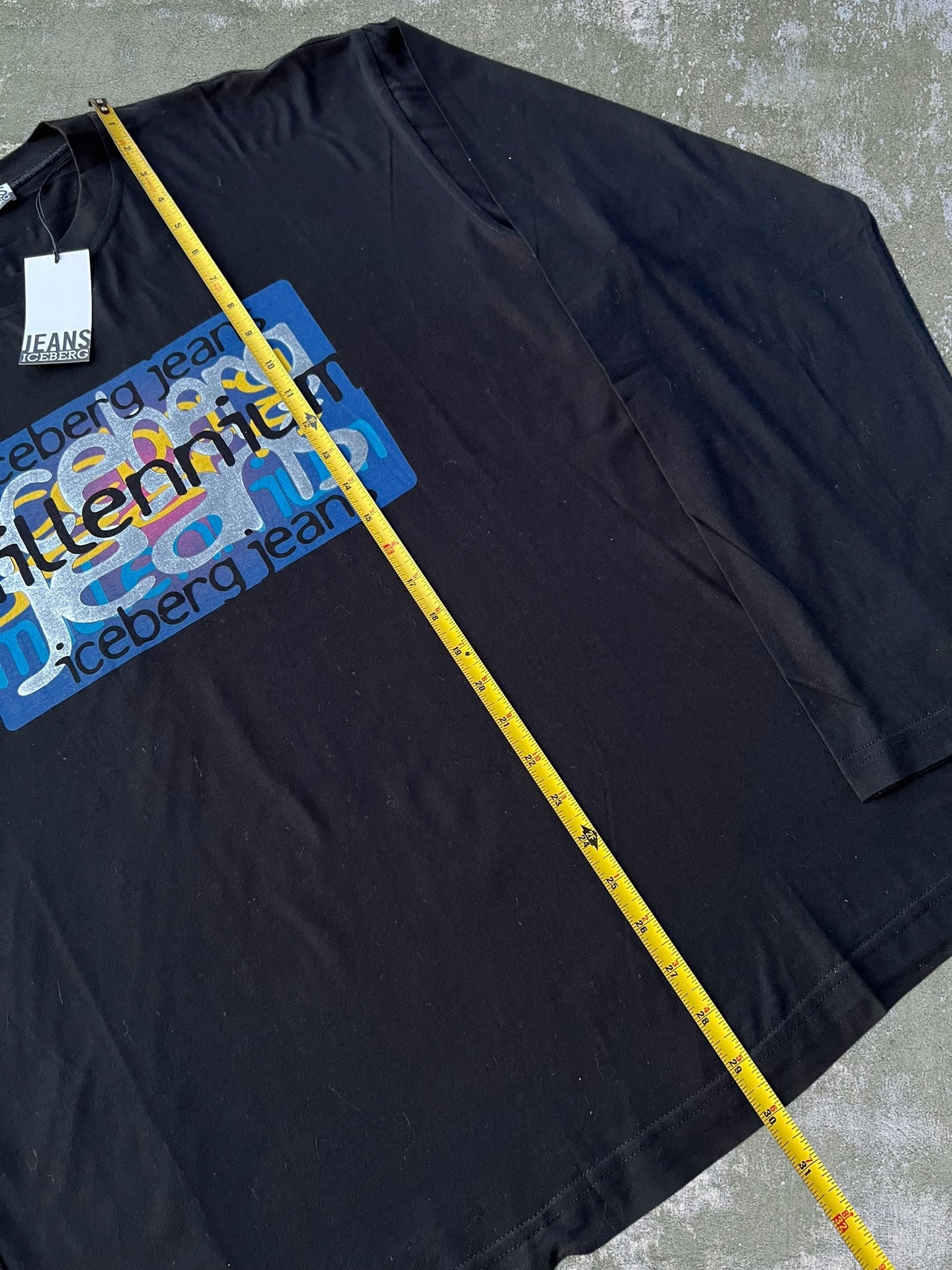 Early-2000s Iceberg Jeans Long Sleeve Tee (XL) (New With Tags)