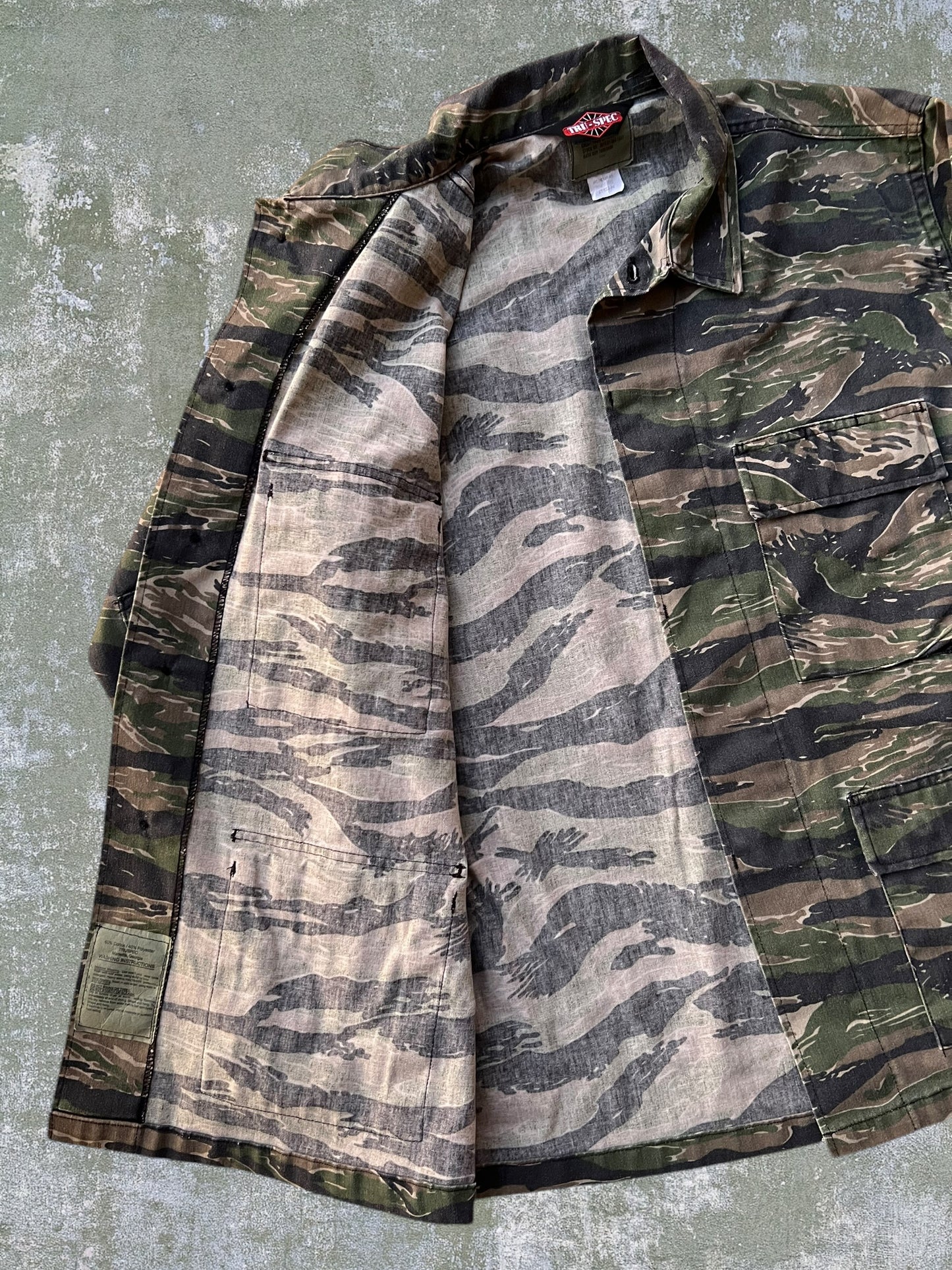 US Military Tiger Camo Overshirt (M)
