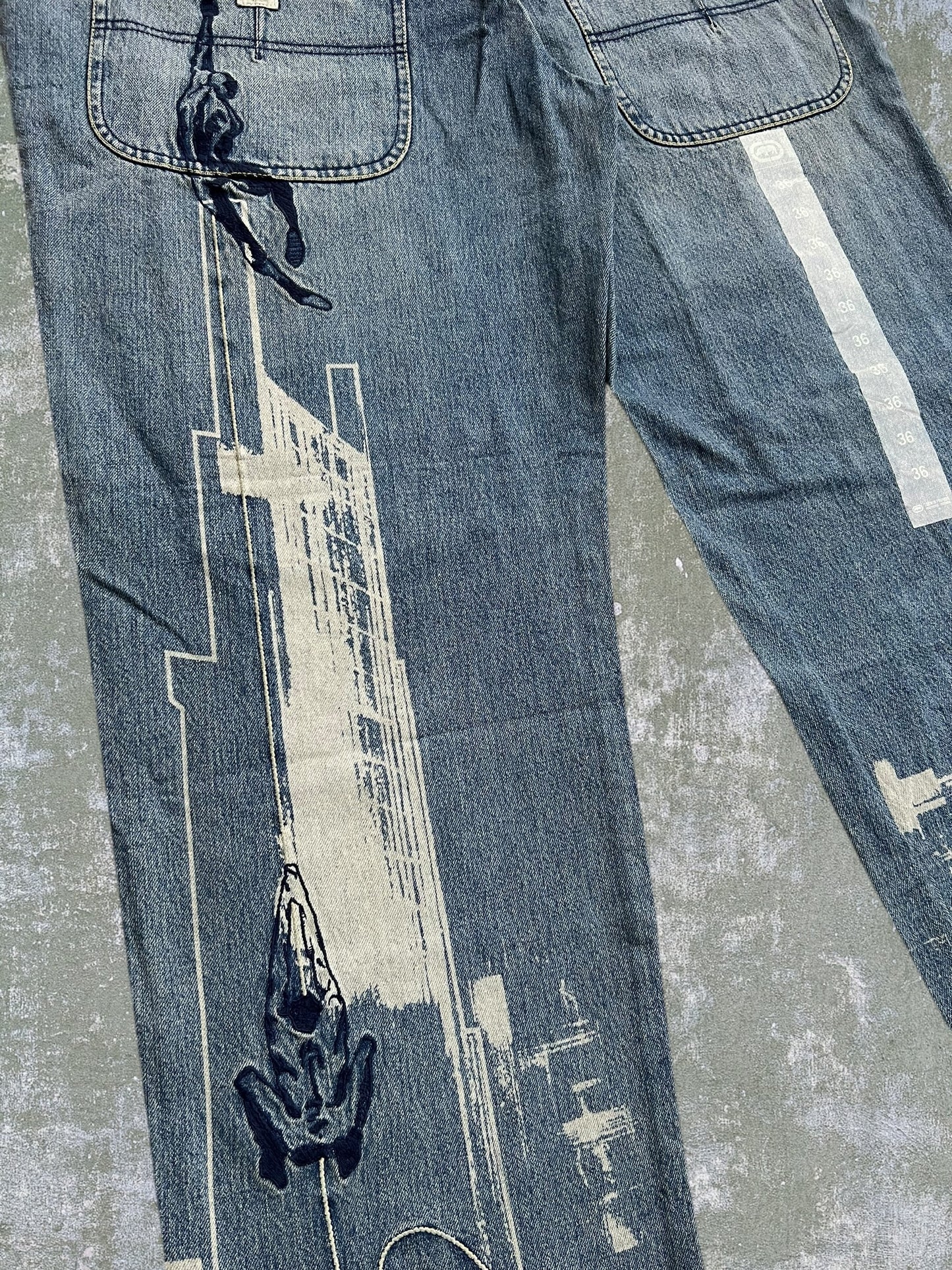 Early-2000s Ecko Marvel Daredevil Jeans (36) (New With Tags)