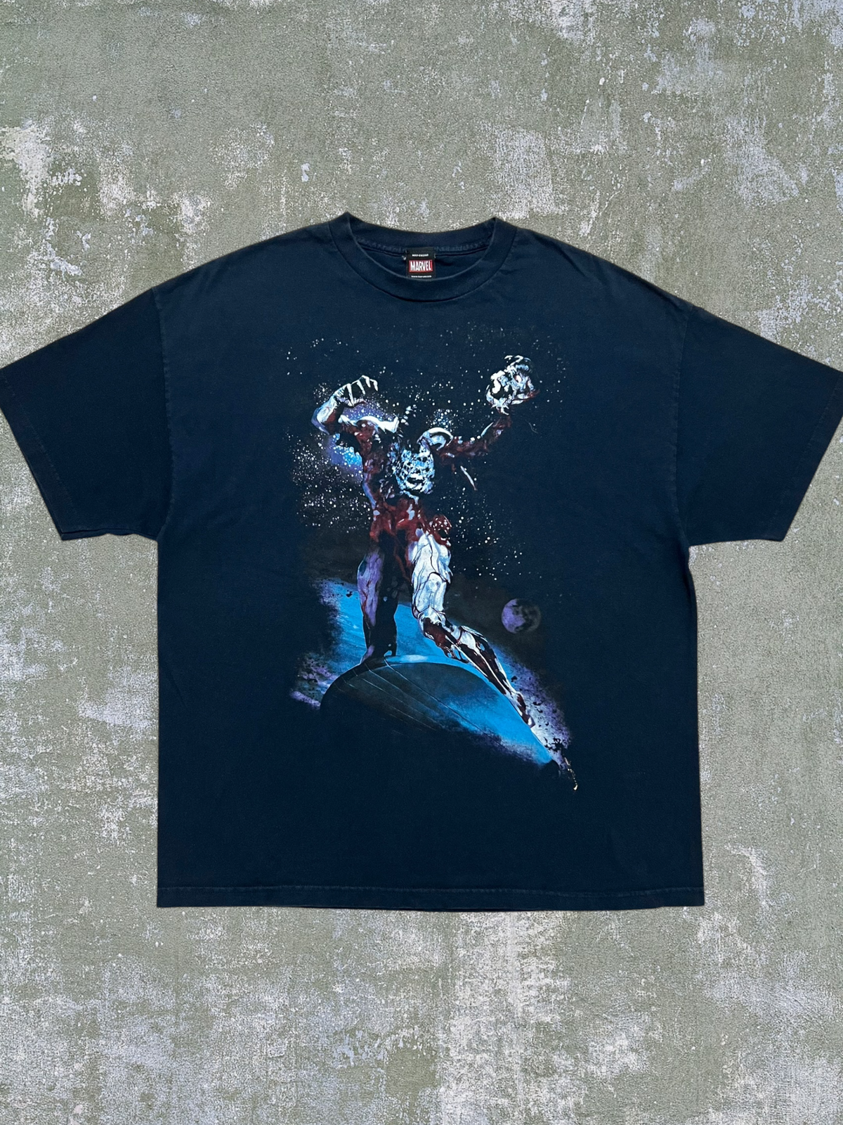 2000s Marvel Zombie Silver Surfer Tee (XXL)
