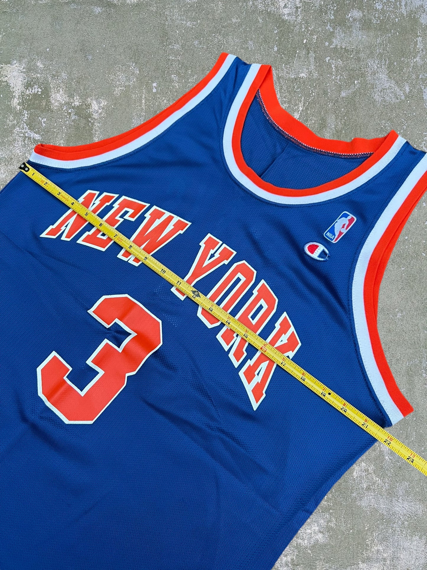 ‘90s Champion John Starks New York Nicks Jersey (L)