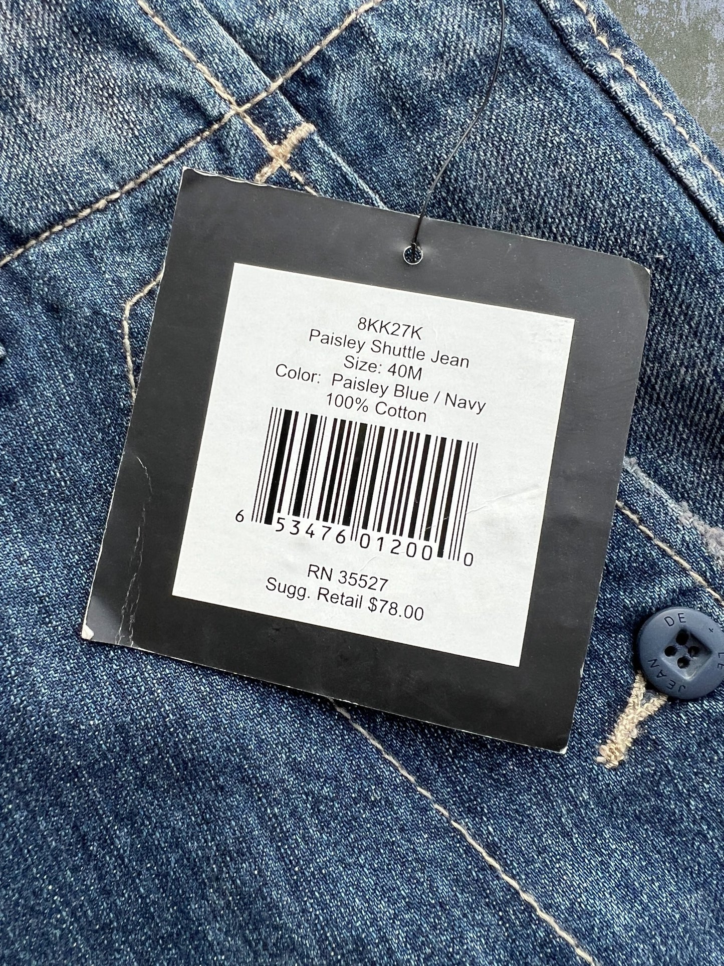 Early-2000s Marithe Francois Girbaud Shuttle Jeans (40) (New With Tags)