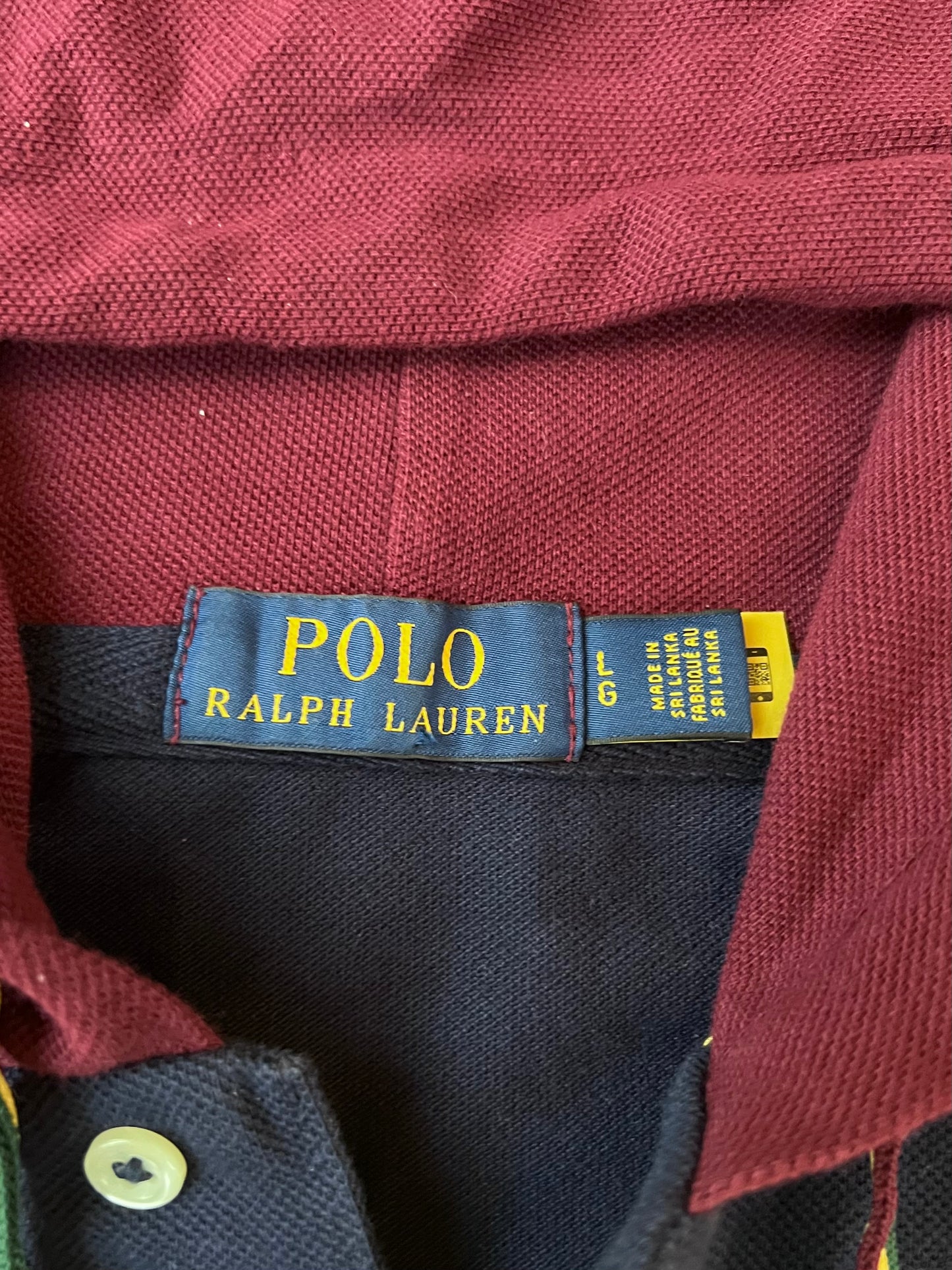 Polo Ralph Lauren Hooded Rugby Shirt (L)