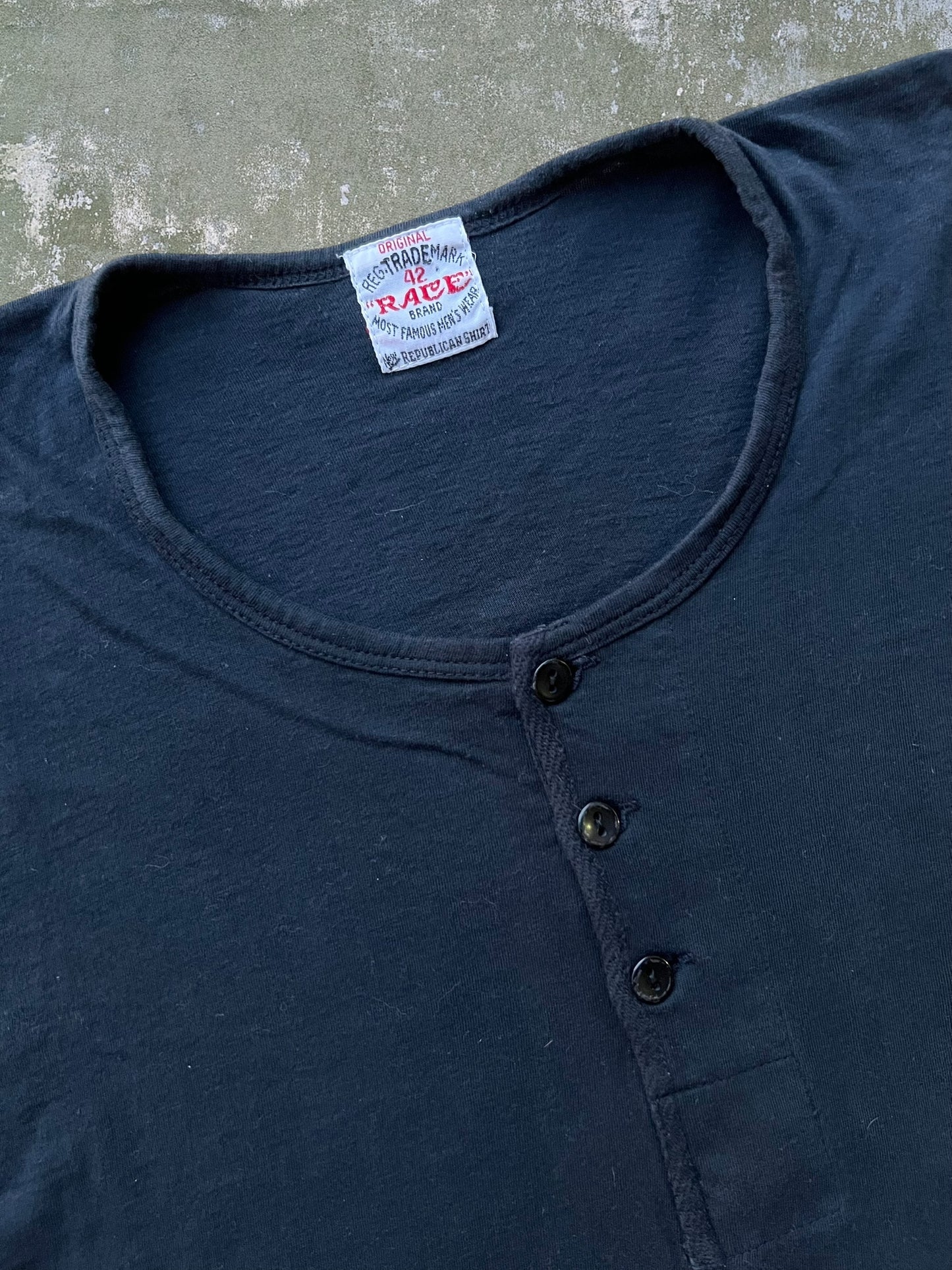 ‘60s Henley Tee (L)