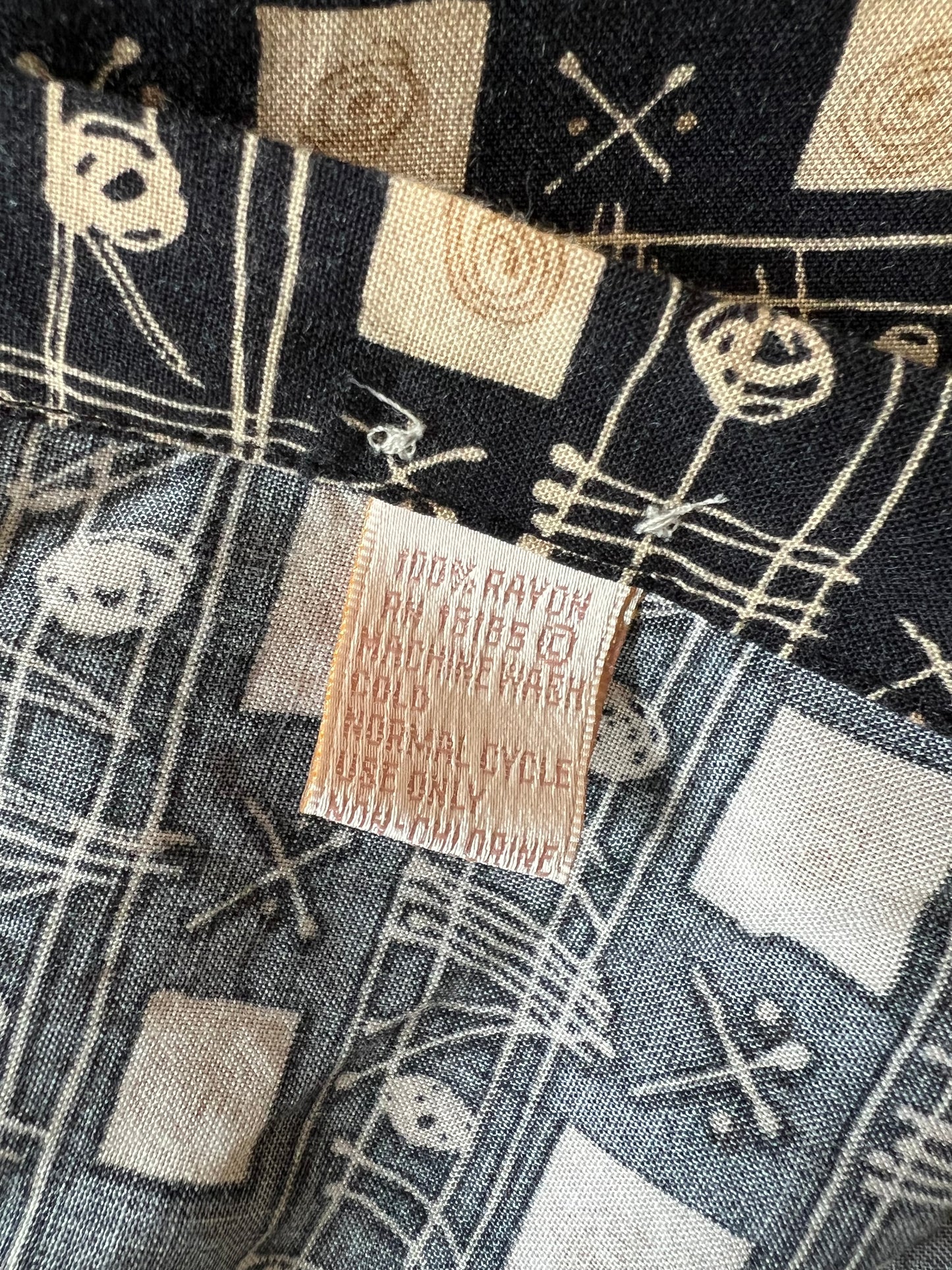 ‘90s Rayon Shirt (L)