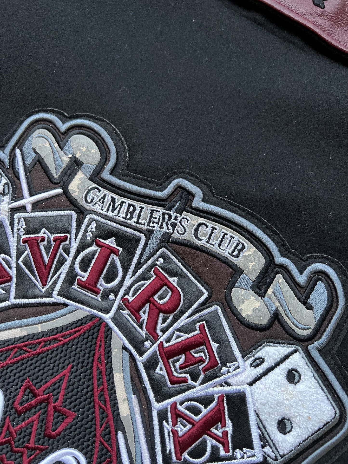 Early-2000s Avirex King Casino Leather Jacket (5XL) (New With Tags)