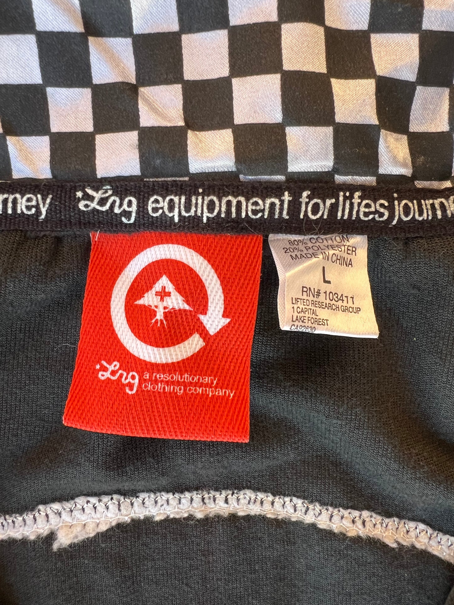 Early-2000s LRG “Take Life” Velour Jacket (L) (New With Tags)