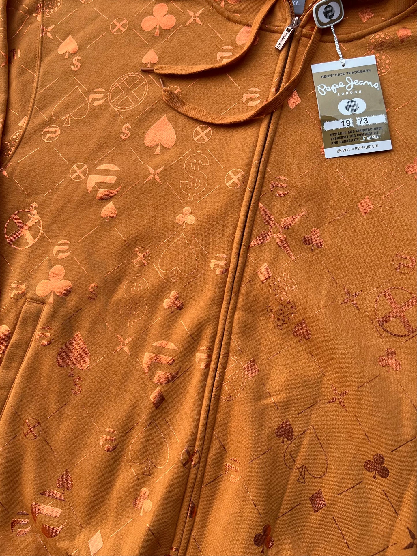 Early-2000s Pepe Jeans Zip Hoodie (XL) (New With Tags)