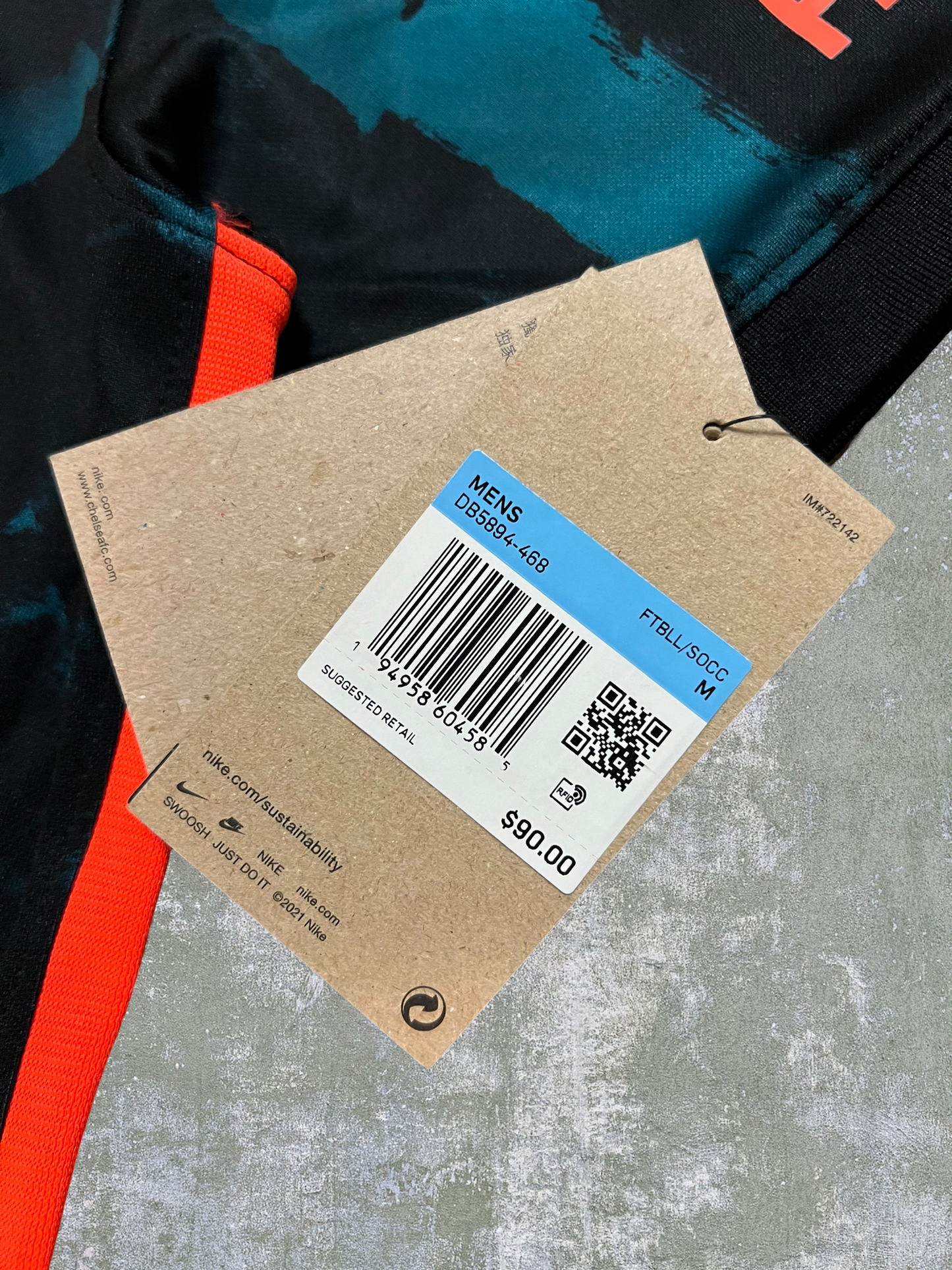 2021 Nike Chelsea FC Jersey (M) (New With Tags)