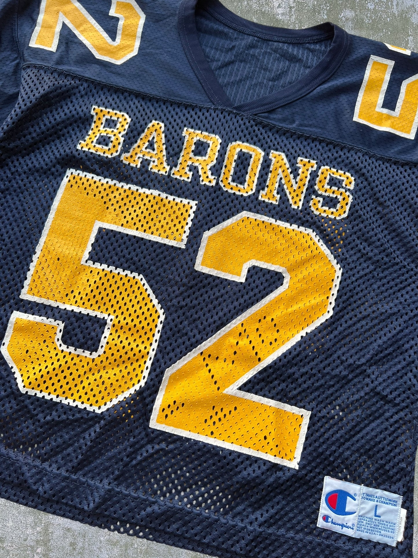 ‘90s Champion Bethesda Chevy Chase Barons Lacrosse Jersey (L)