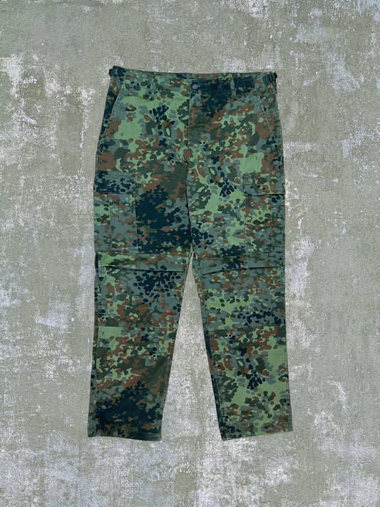2000s German Army Flecktarn Camo Combat Pants (L)
