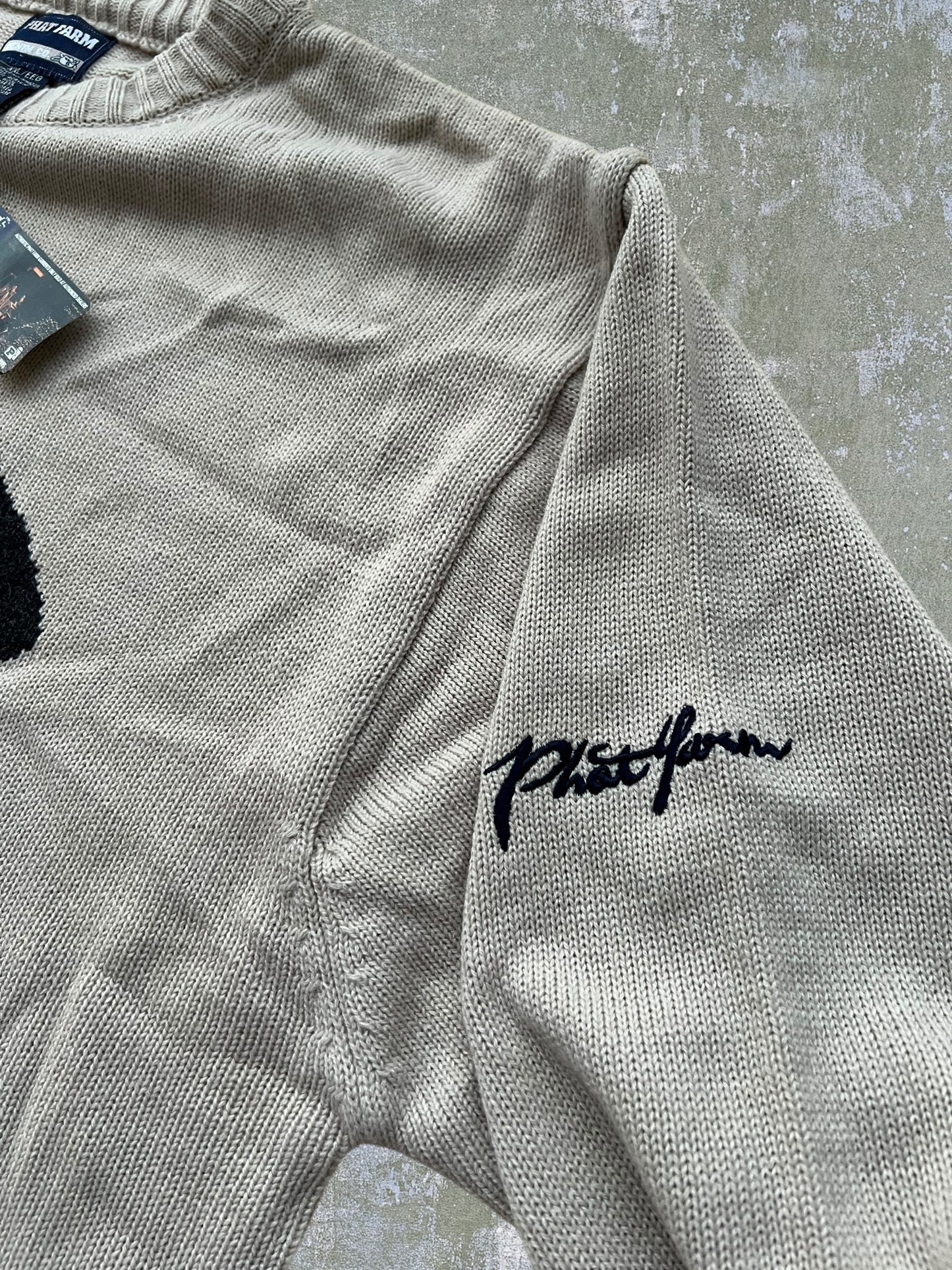 Early-2000s Phat Farm Bull Sweater (XXL) (New With Tags)